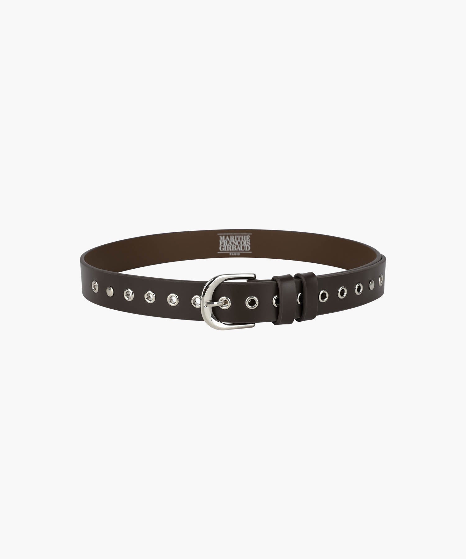 Marithe & Francois Girbaud - Eyelet Buckle Belt (Brown) product image 2 | TRAB K-Fashion Australia