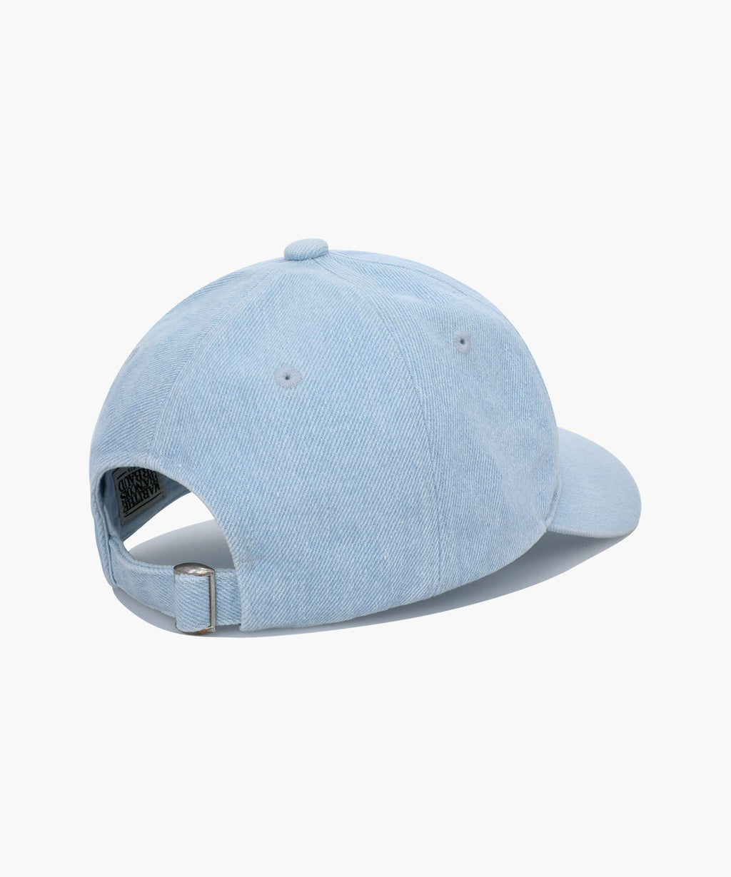 Marithe & Francois Girbaud - Denim Washing Regular Logo Ball Cap (Light Blue) product image 2 | TRAB K-Fashion Australia