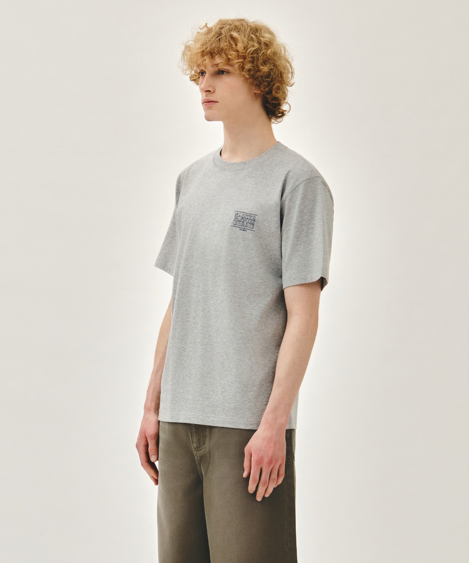 Marithe & Francois Girbaud - Doodle Bear Tee (Heather Gray) product image 2 | TRAB K-Fashion Australia