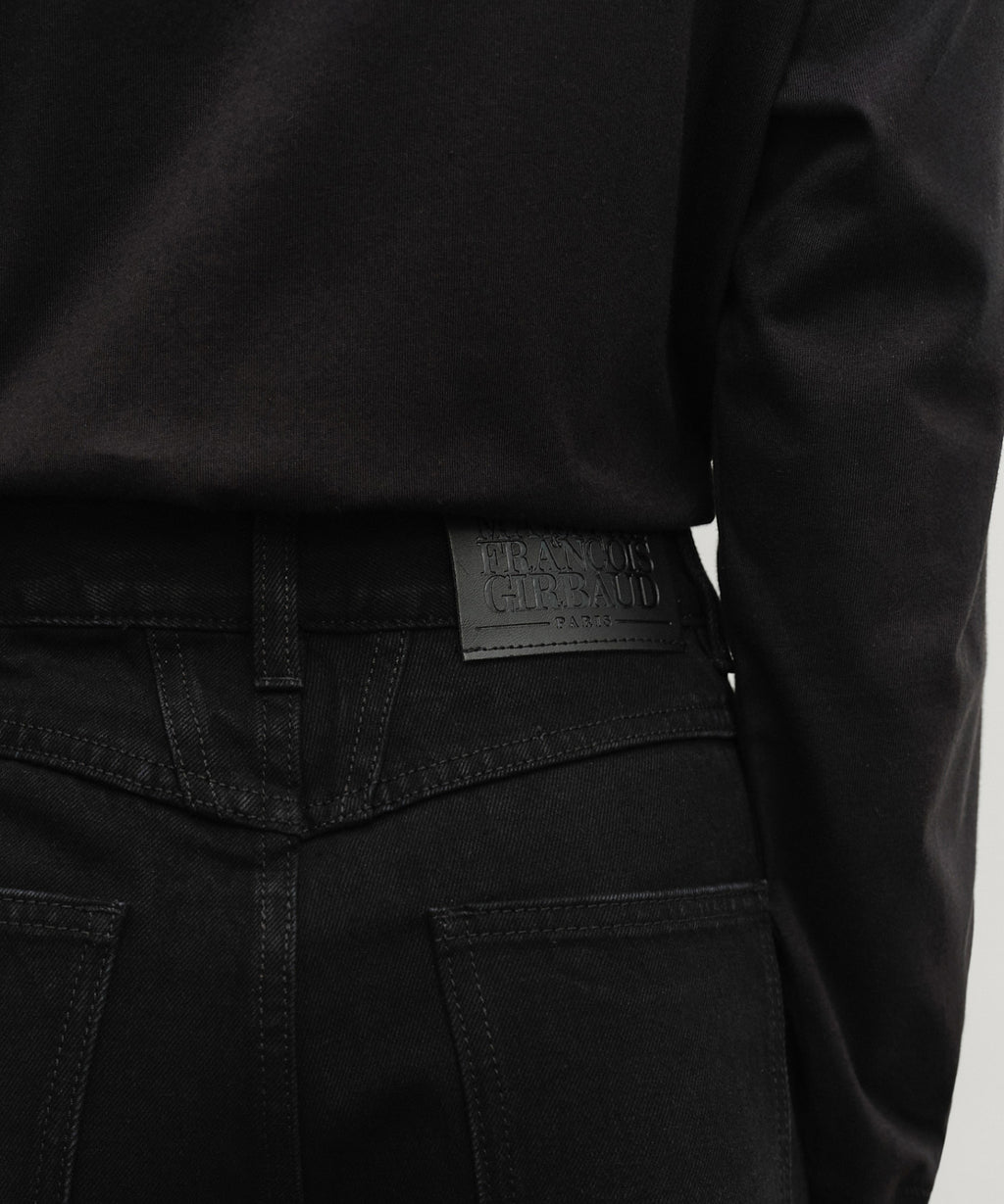 Marithe & Francois Girbaud - Slim Straight Denim Pants (Matt Black) product image 2 | TRAB K-Fashion Australia