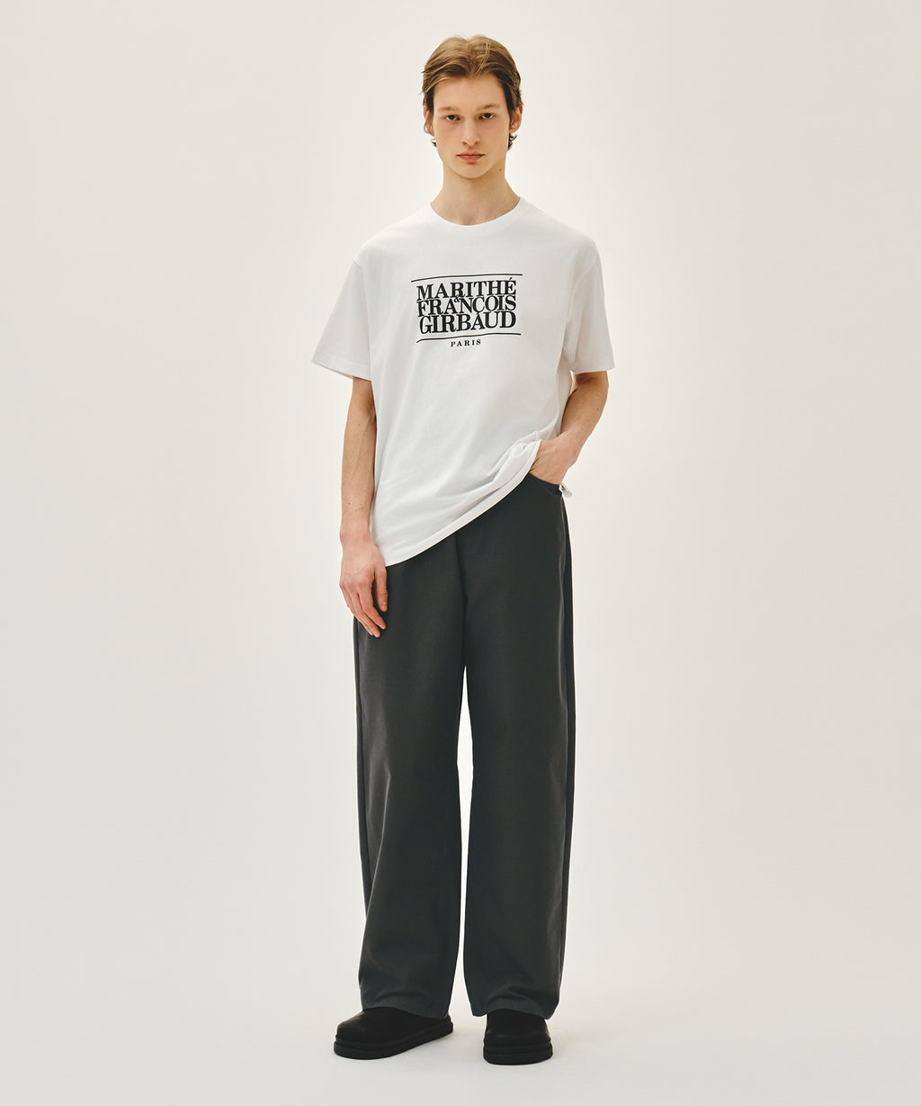 Marithe & Francois Girbaud - Curved Chino Pants (Charcoal) product image 2 | TRAB K-Fashion Australia