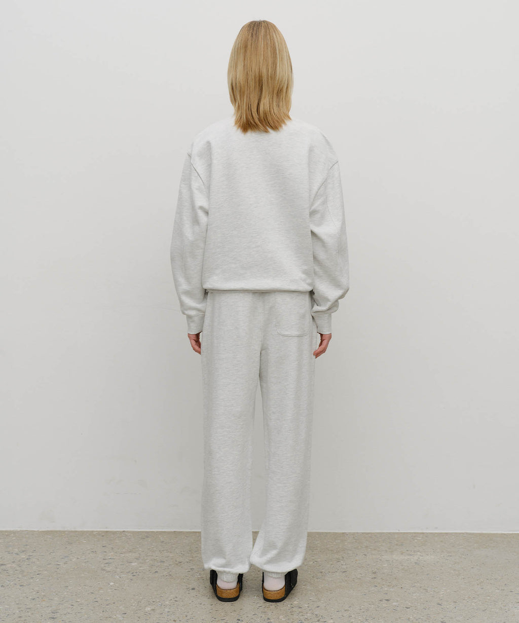 Marithe & Francois Girbaud - Regular Logo Sweat Set-up (Light Heather Gray) product image 2 | TRAB K-Fashion Australia