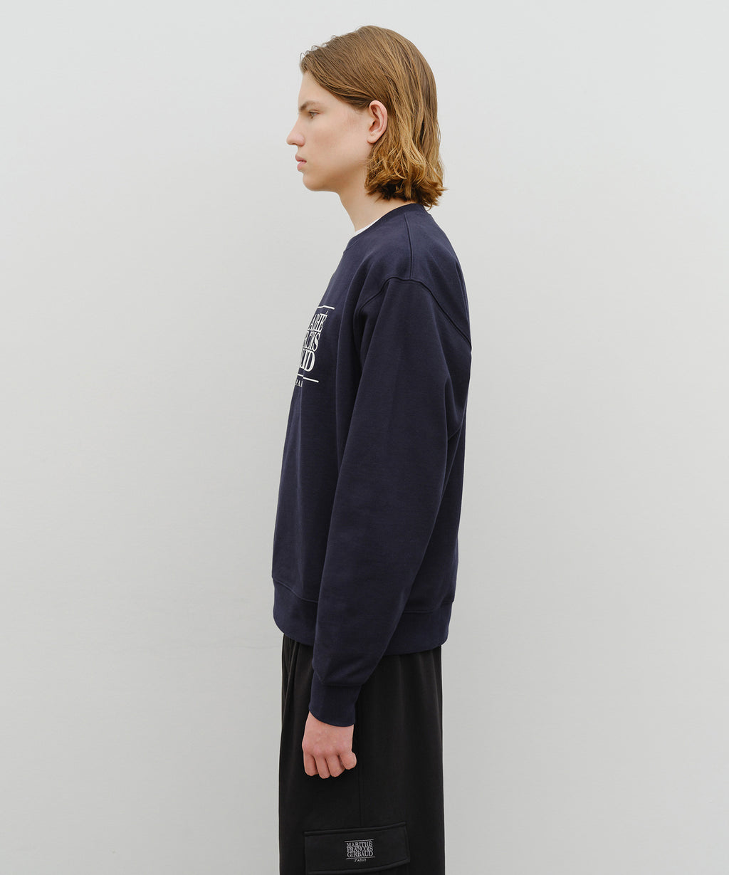 Marithe & Francois Girbaud - Classic Logo Sweatshirt (Navy) product image 2 | TRAB K-Fashion Australia