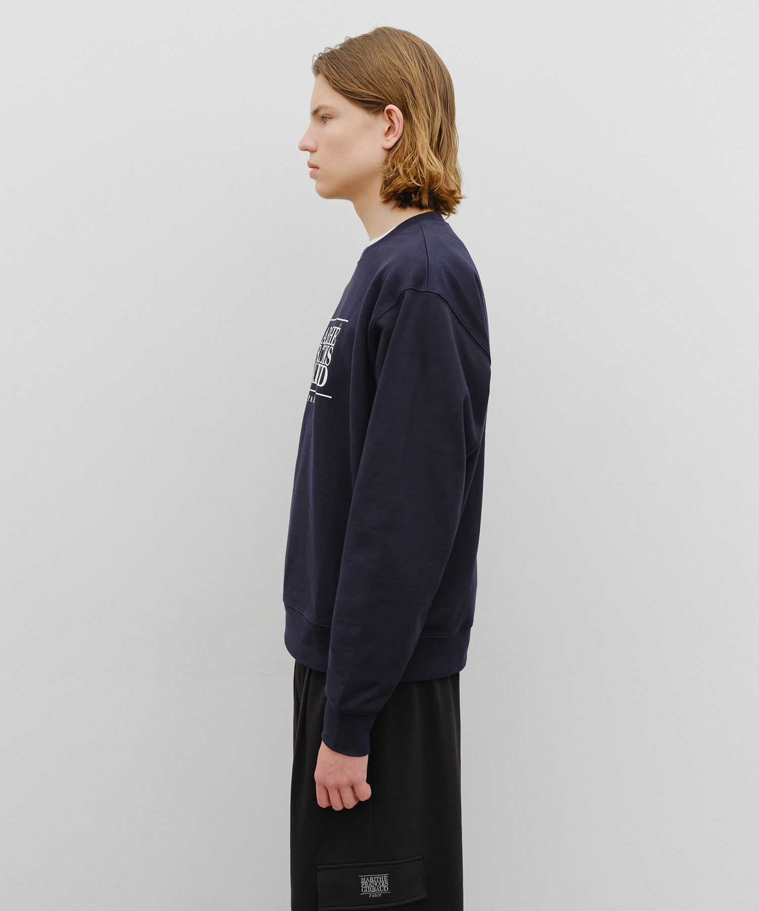Marithe & Francois Girbaud - Classic Logo Sweatshirt (Navy) product image 2 | TRAB K-Fashion Australia
