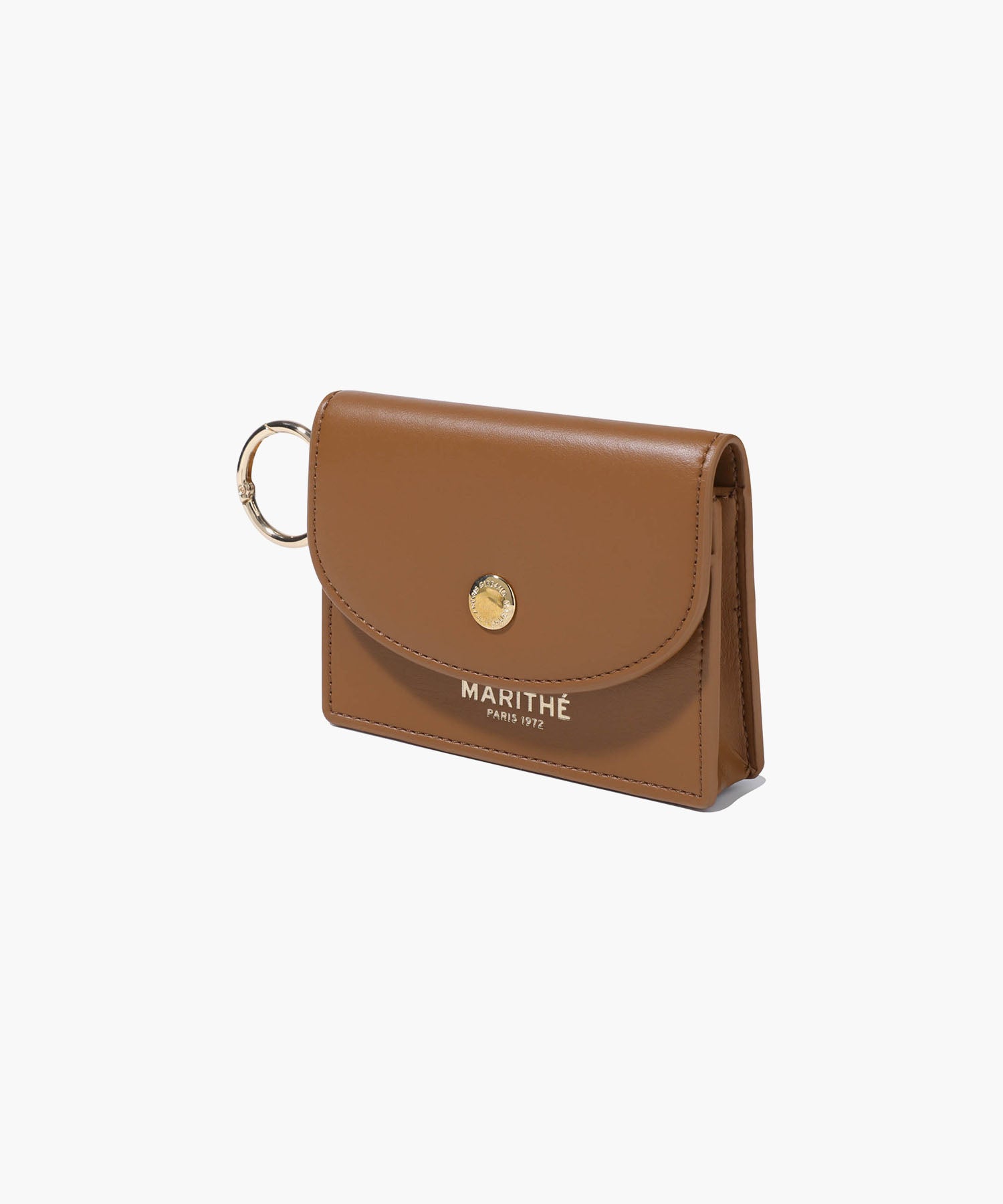 Marithe & Francois Girbaud - Regular Logo Keyring Wallet (Camel) product image 2 | TRAB K-Fashion Australia