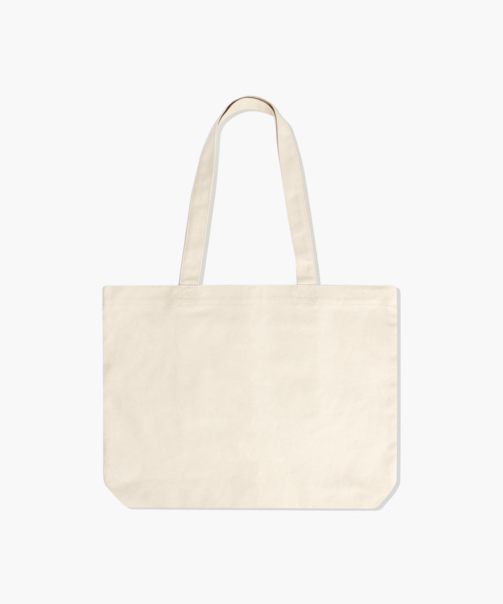 Marithe & Francois Girbaud - Classic Logo Stamp Eco Bag (Cream) product image 2 | TRAB K-Fashion Australia