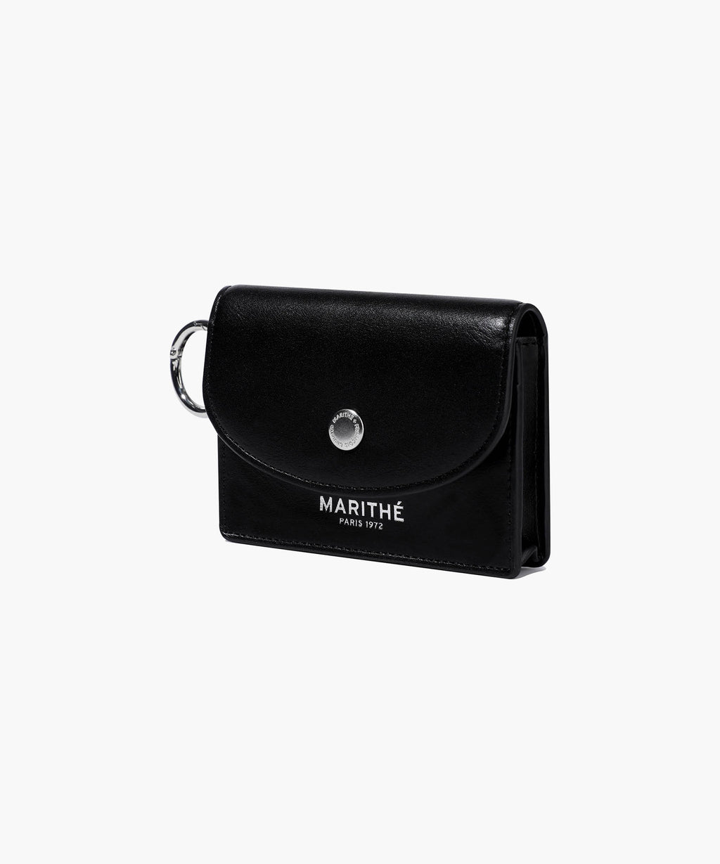 Marithe & Francois Girbaud - Regular Logo Keyring Wallet (Black) product image 2 | TRAB K-Fashion Australia