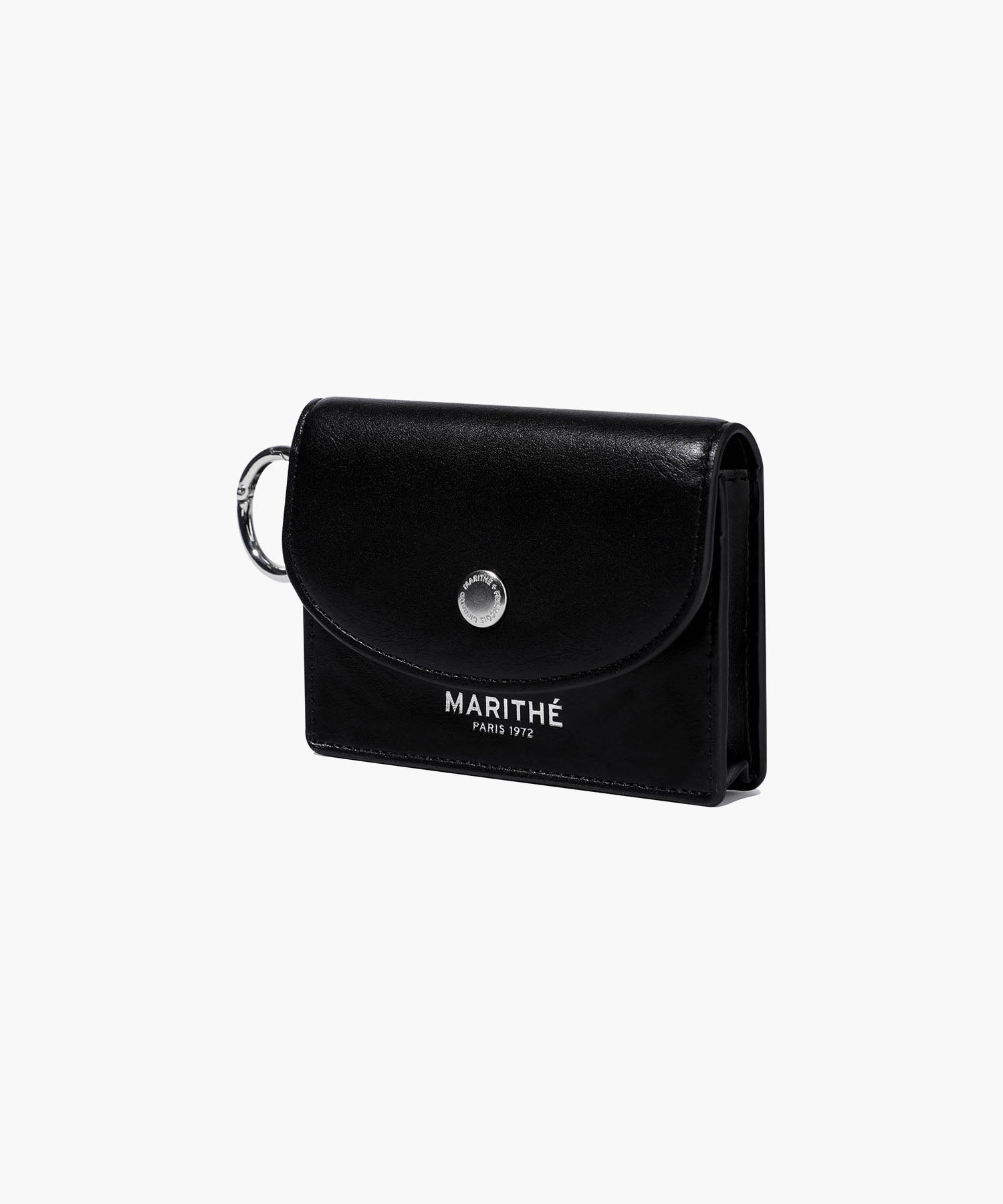 Marithe & Francois Girbaud - Regular Logo Keyring Wallet (Black) product image 2 | TRAB K-Fashion Australia