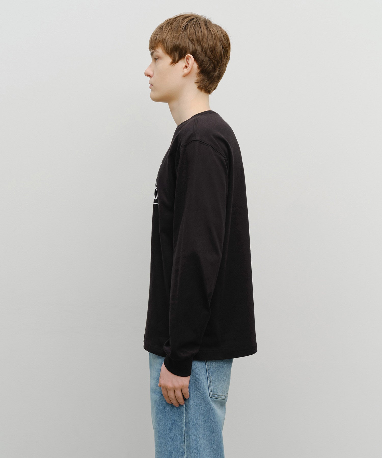 Marithe & Francois Girbaud - Classic Logo Long Sleeve (Black) product image 2 | TRAB K-Fashion Australia