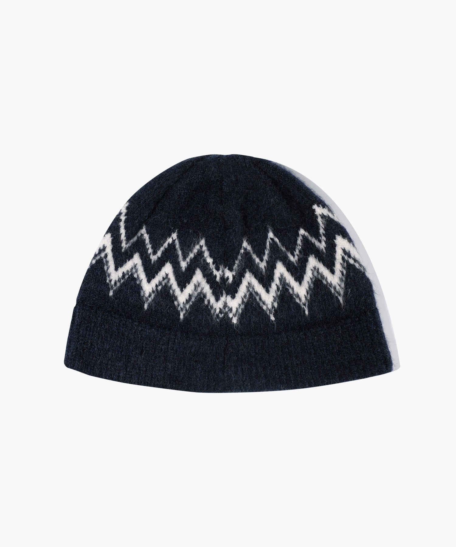 Marithe & Francois Girbaud - Fairisle Beanie (Navy) product image 2 | TRAB K-Fashion Australia