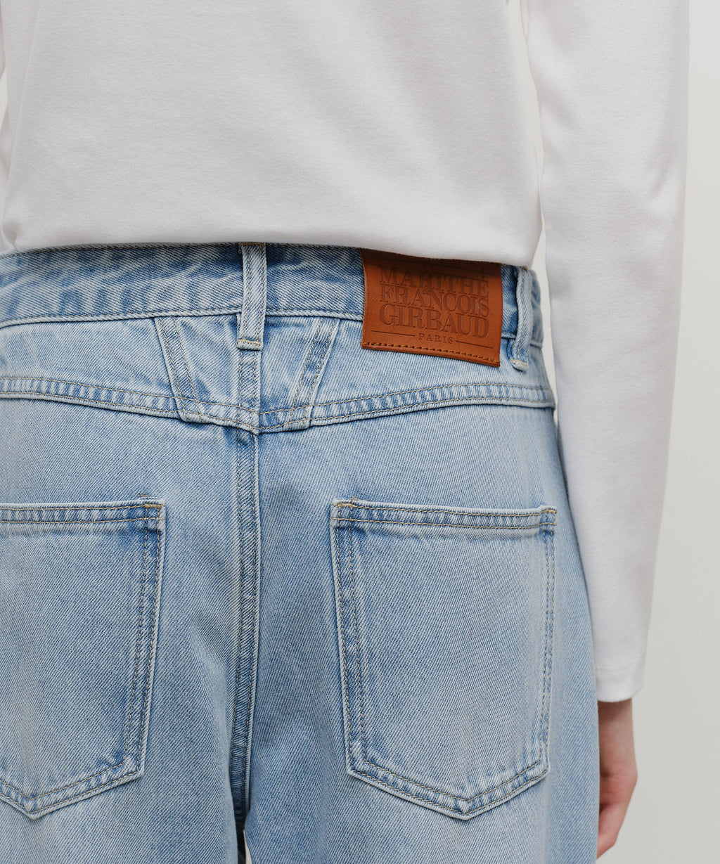 Marithe & Francois Girbaud - High Straight Denim Pants (Light Blue) product image 2 | TRAB K-Fashion Australia