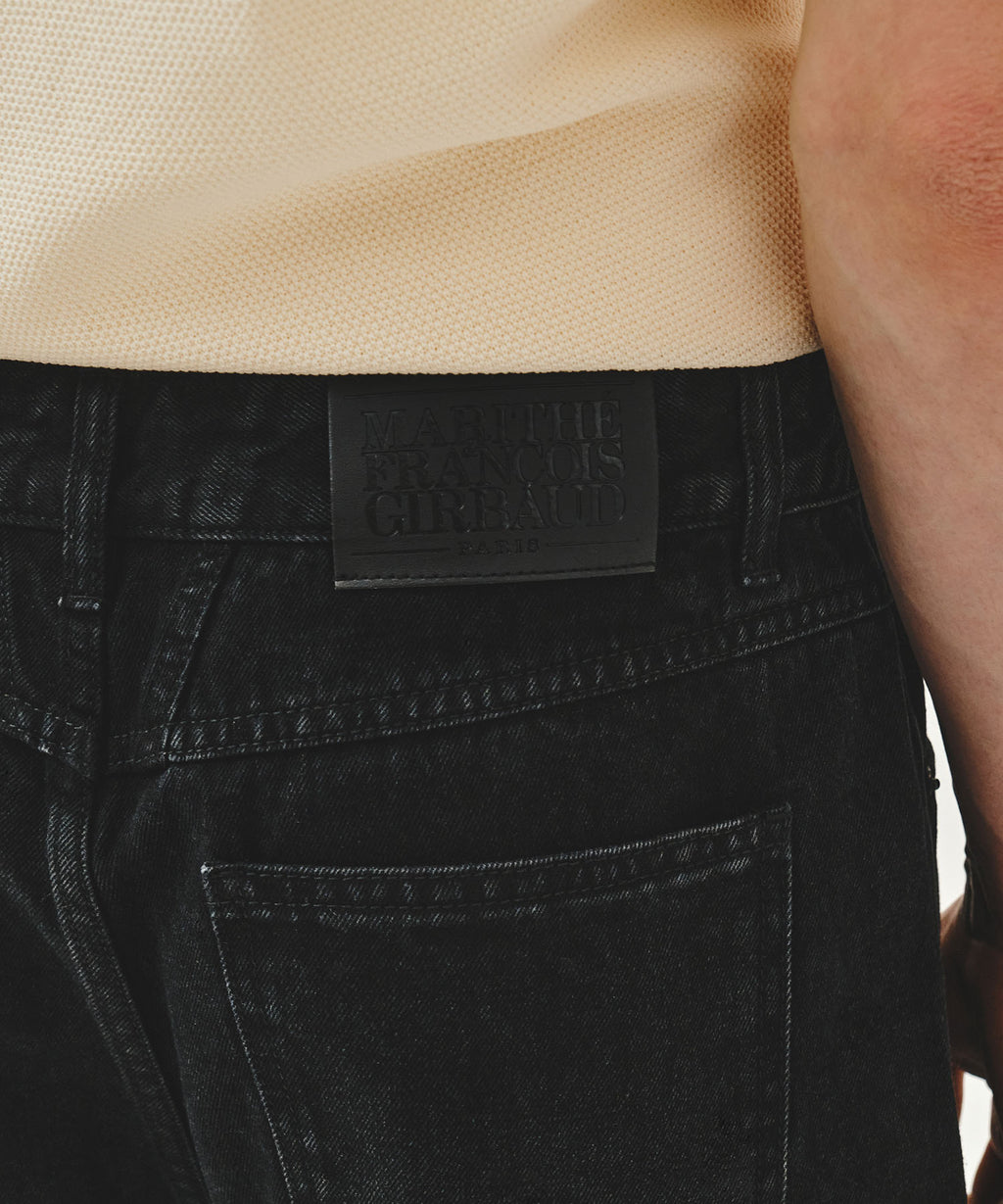 Marithe & Francois Girbaud - Bermuda Denim Pants (Black) product image 2 | TRAB K-Fashion Australia