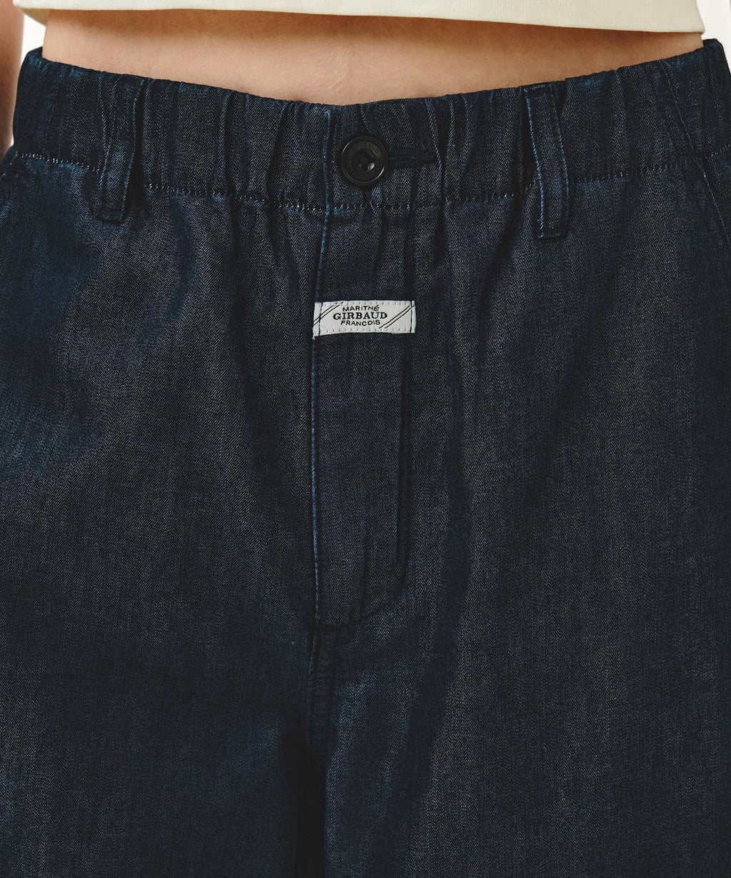Marithe & Francois Girbaud - Summer Wide Fit Denim Pants (Indigo) product image 2 | TRAB K-Fashion Australia
