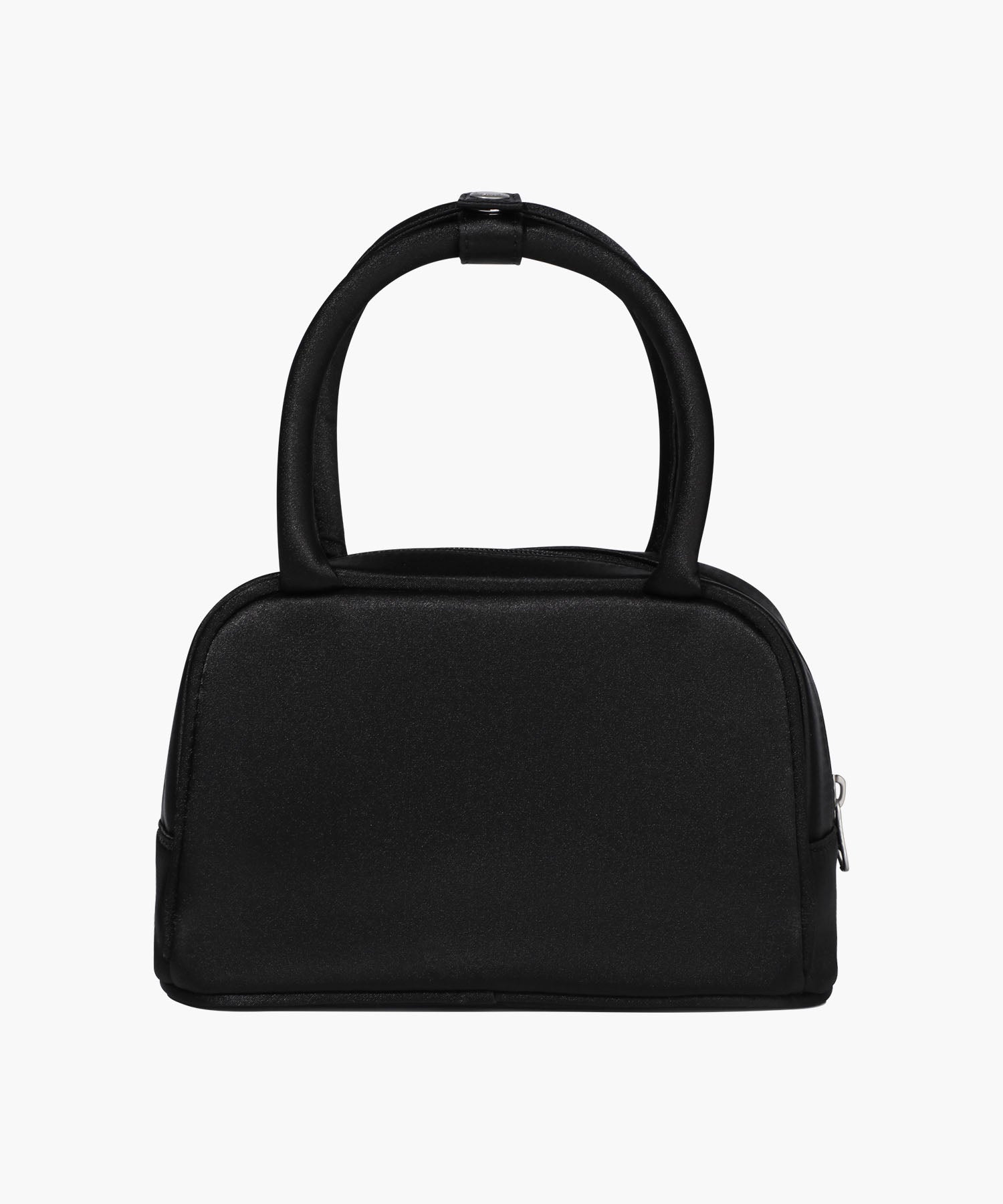 Marithe & Francois Girbaud - Regular Logo Satin Mini Tote Bag (Black) product image 2 | TRAB K-Fashion Australia
