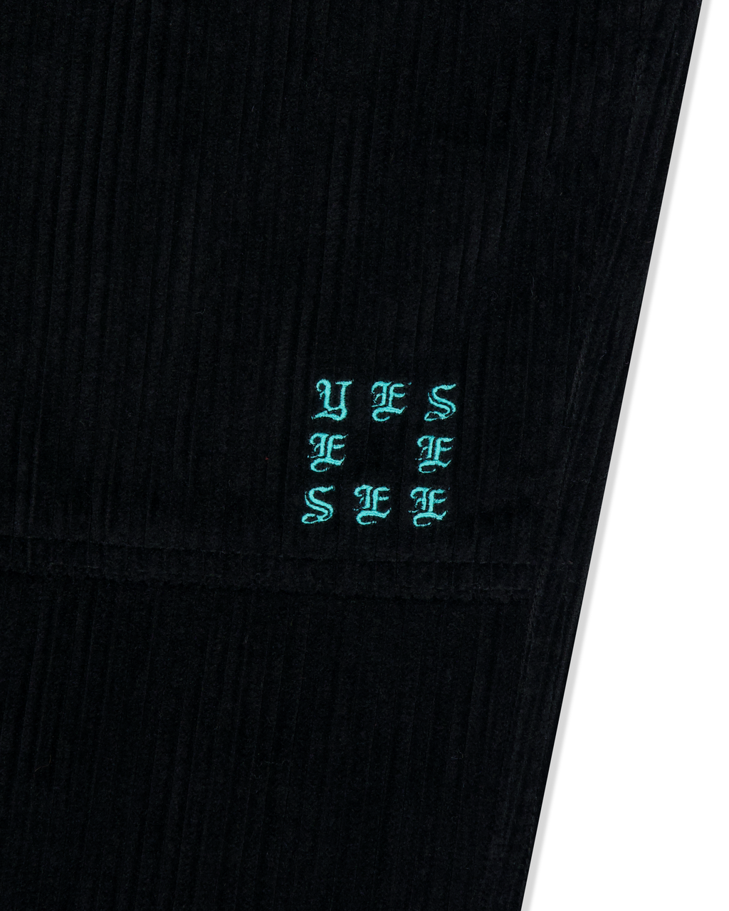 yeseyesee - Double Knee Corduroy Pants (Black) product image 3 | TRAB K-Fashion Australia