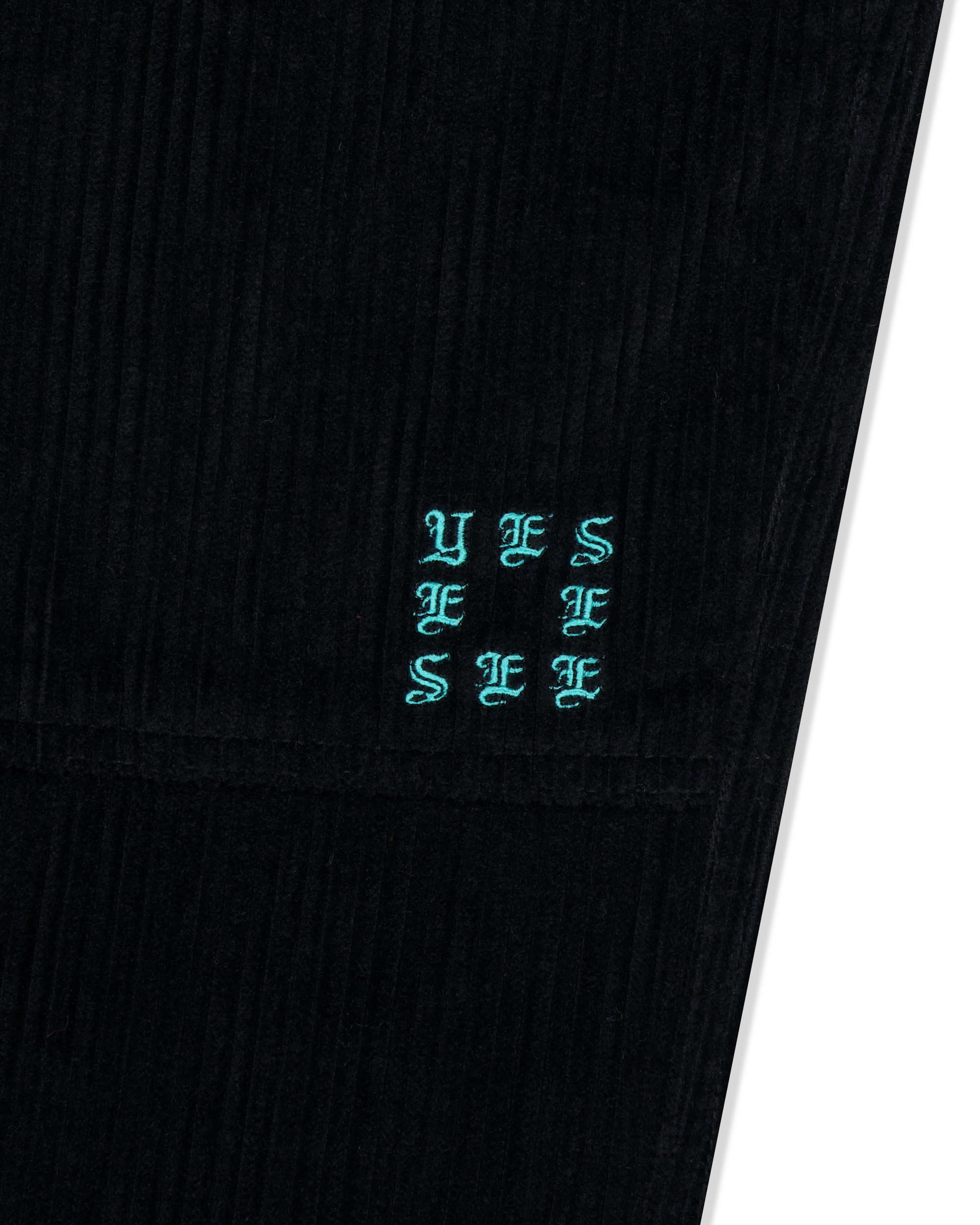 yeseyesee - Double Knee Corduroy Pants (Black) product image 3 | TRAB K-Fashion Australia