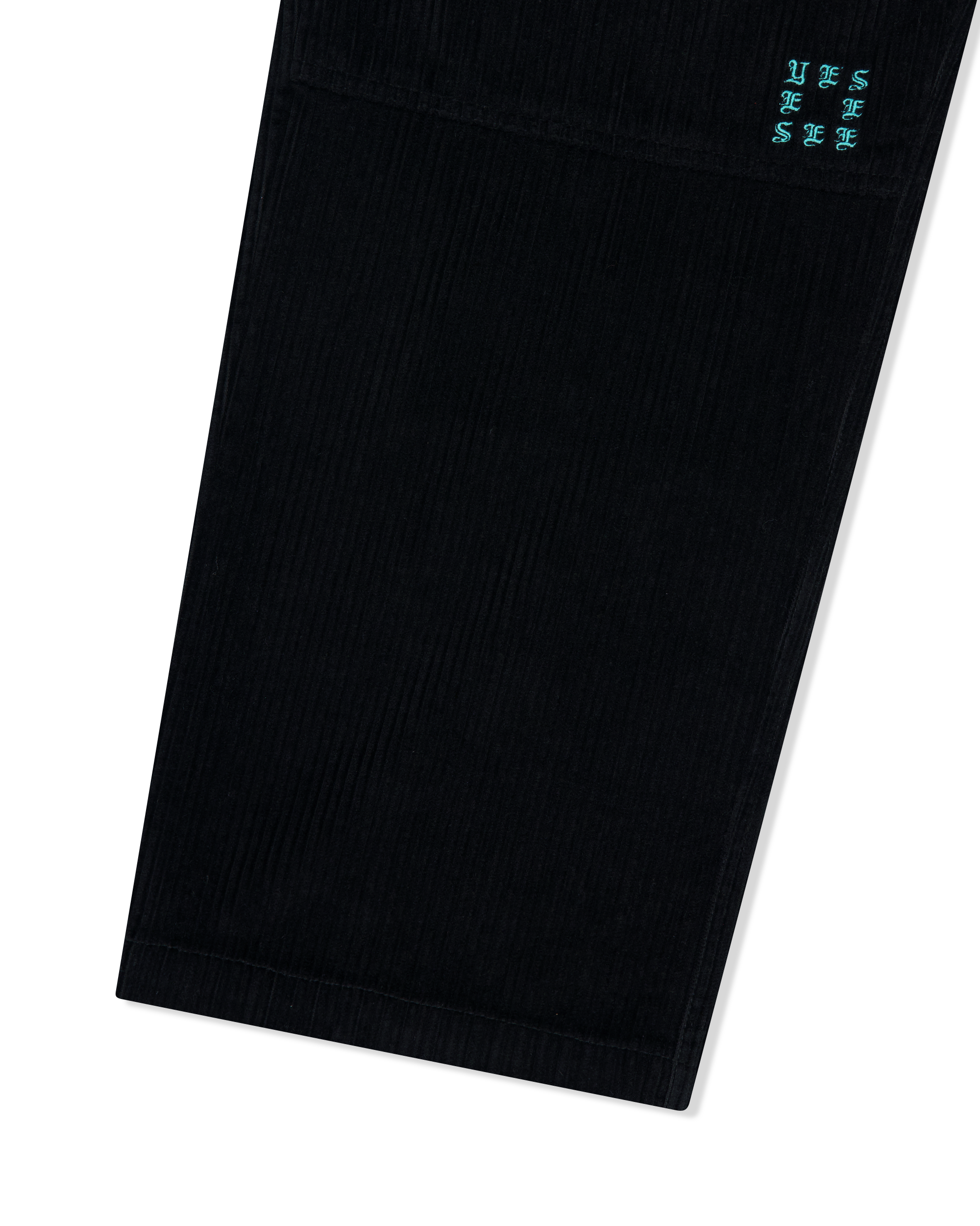 yeseyesee - Double Knee Corduroy Pants (Black) product image 4 | TRAB K-Fashion Australia