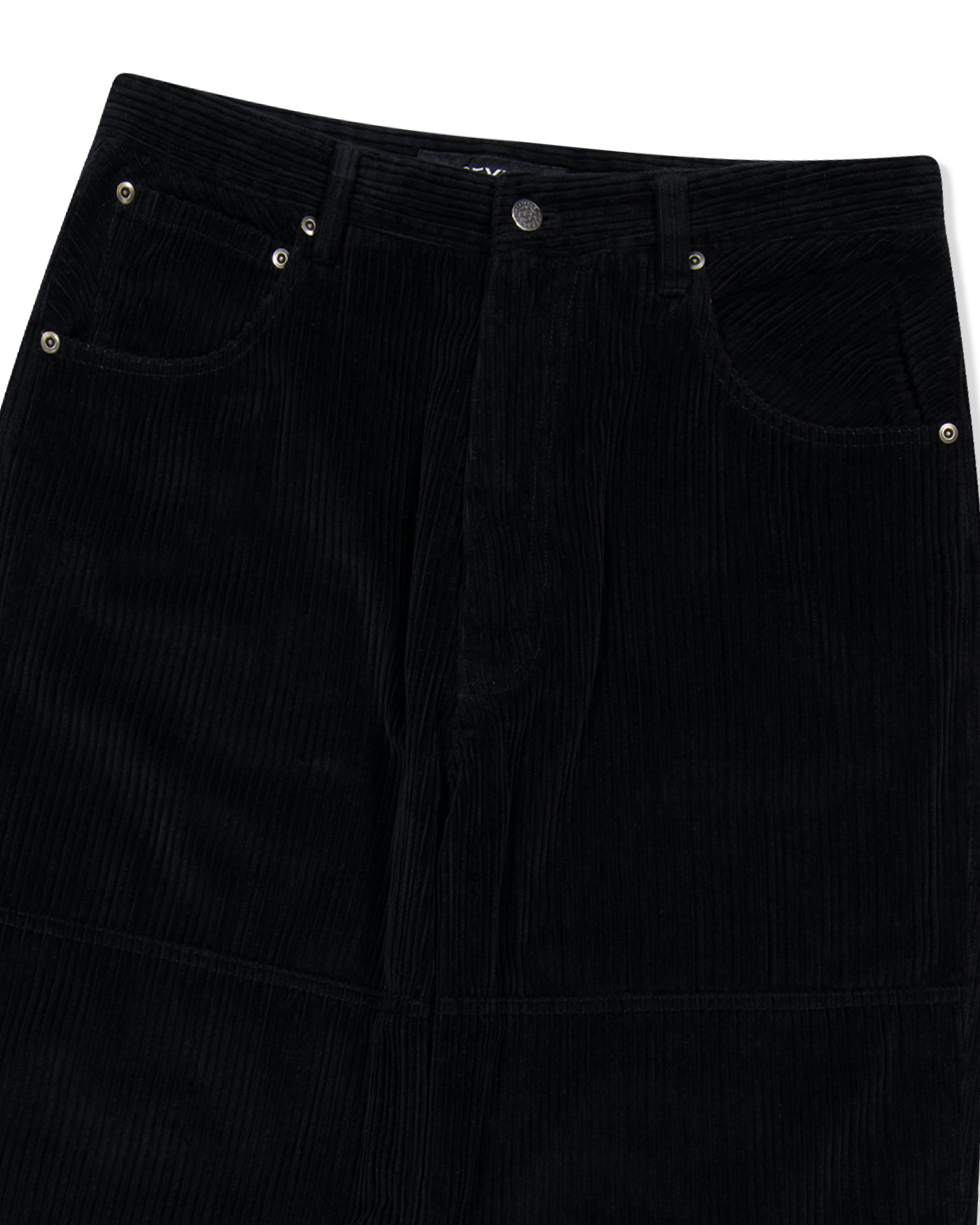 yeseyesee - Double Knee Corduroy Pants (Black) product image 5 | TRAB K-Fashion Australia