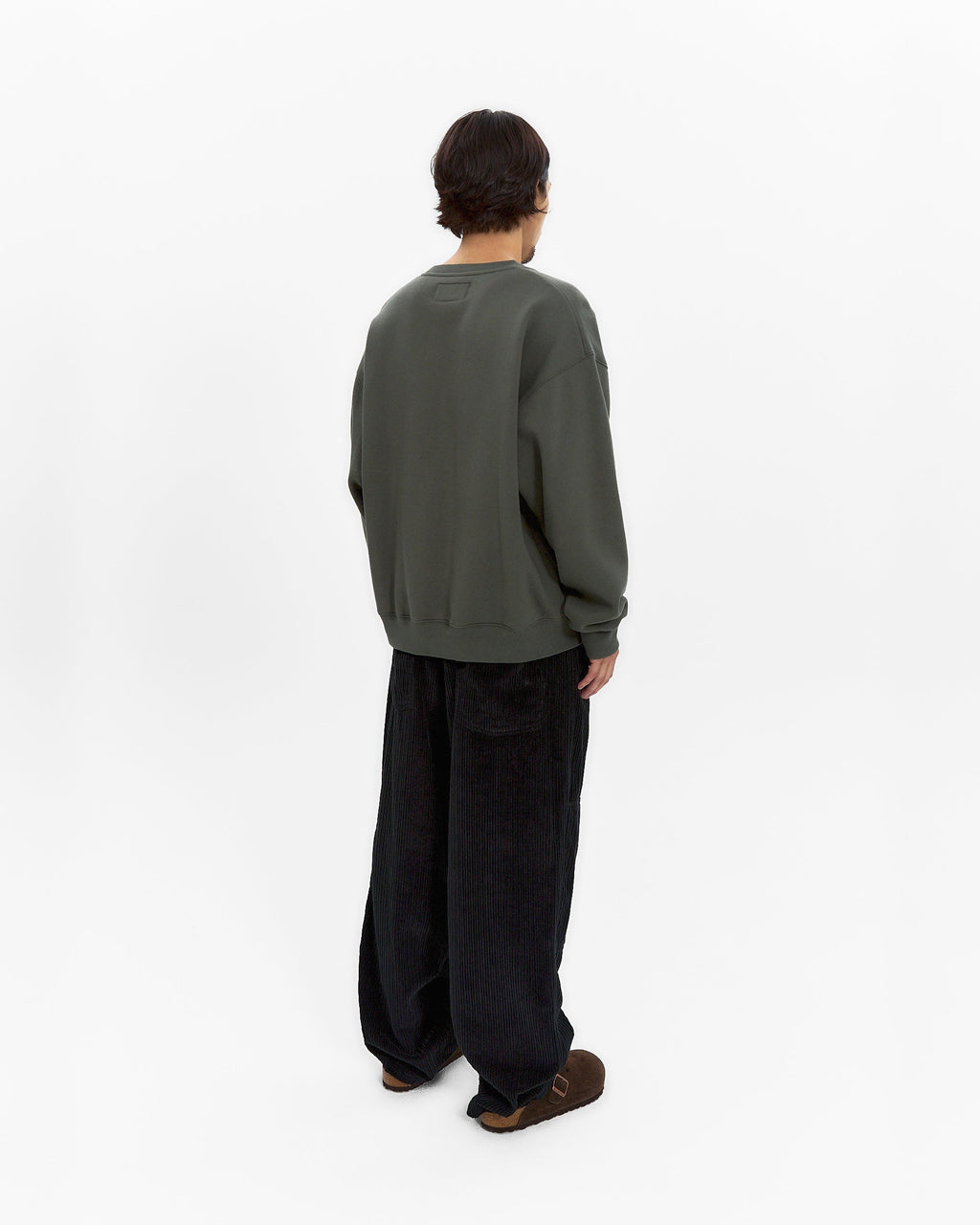 yeseyesee - Double Knee Corduroy Pants (Black) product image 9 | TRAB K-Fashion Australia