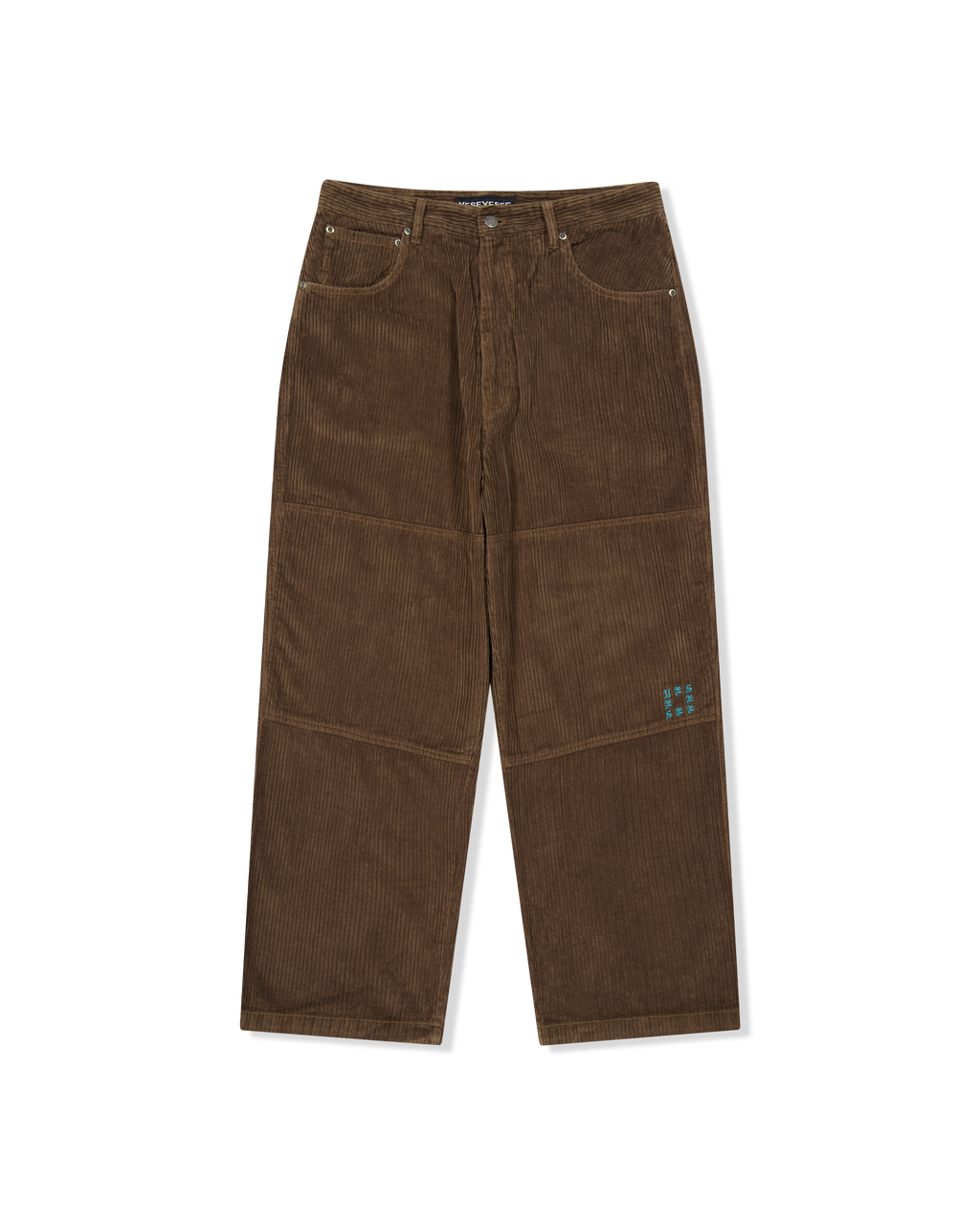 yeseyesee - Double Knee Corduroy Pants (Dark Brown) product image 1 | TRAB K-Fashion Australia