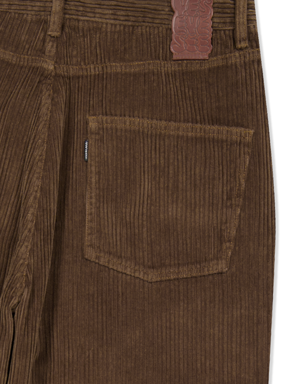 yeseyesee - Double Knee Corduroy Pants (Dark Brown) product image 6 | TRAB K-Fashion Australia