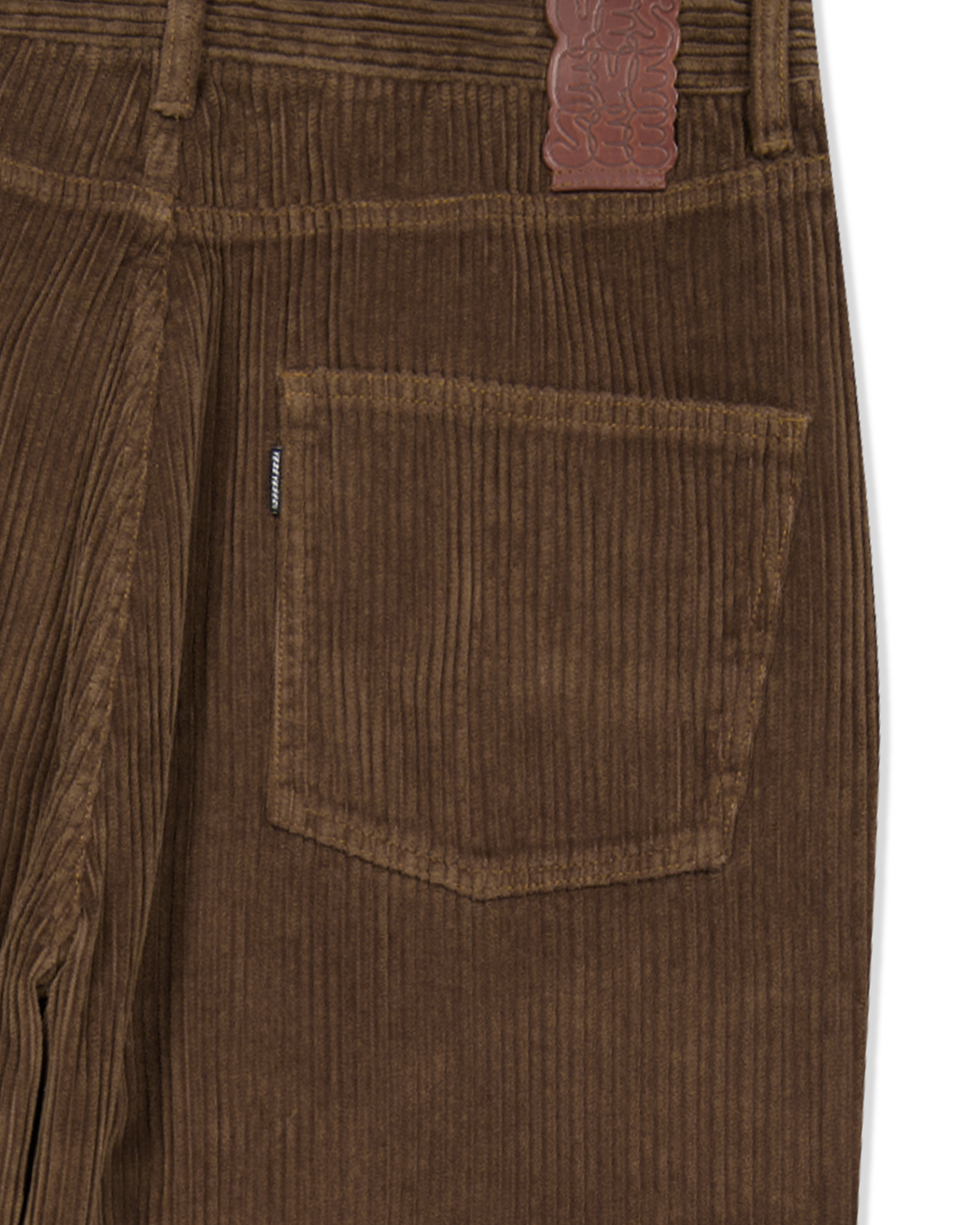 yeseyesee - Double Knee Corduroy Pants (Dark Brown) product image 6 | TRAB K-Fashion Australia