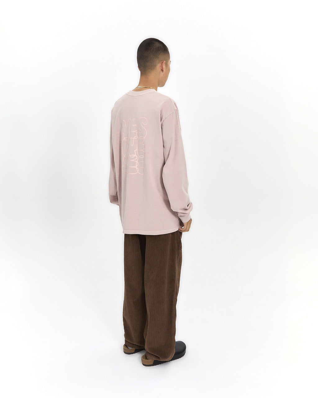 yeseyesee - Double Knee Corduroy Pants (Dark Brown) product image 9 | TRAB K-Fashion Australia