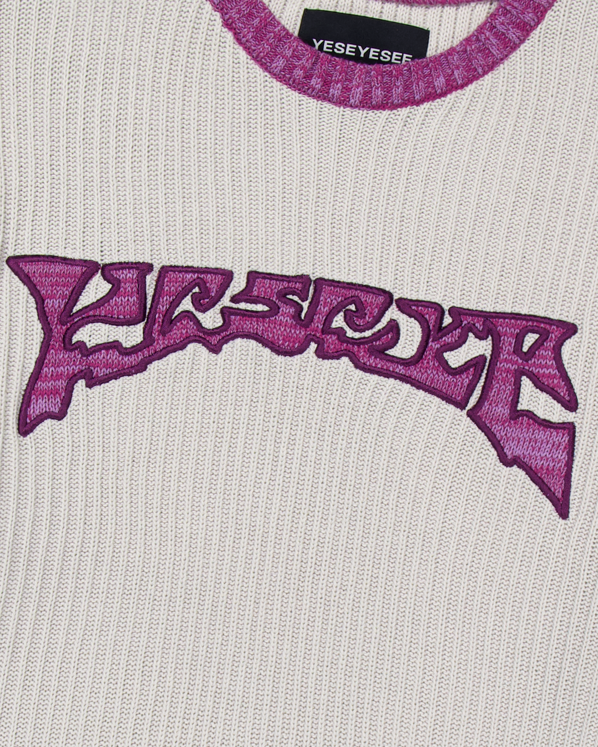 yeseyesee - Logo Applique Knit Pullover (Ivory) product image 4 | TRAB K-Fashion Australia