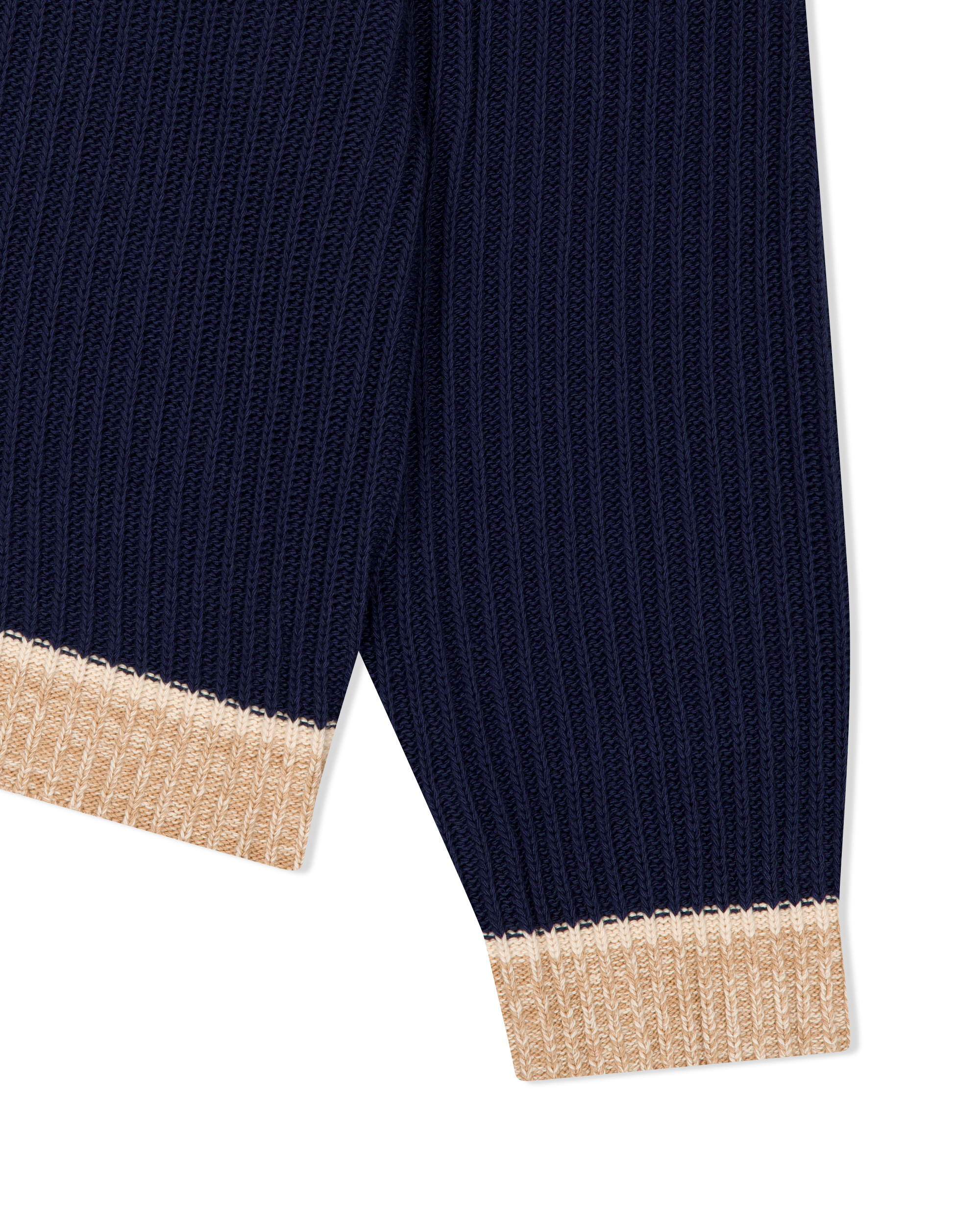 yeseyesee - Logo Applique Knit Pullover (Navy) product image 5 | TRAB K-Fashion Australia