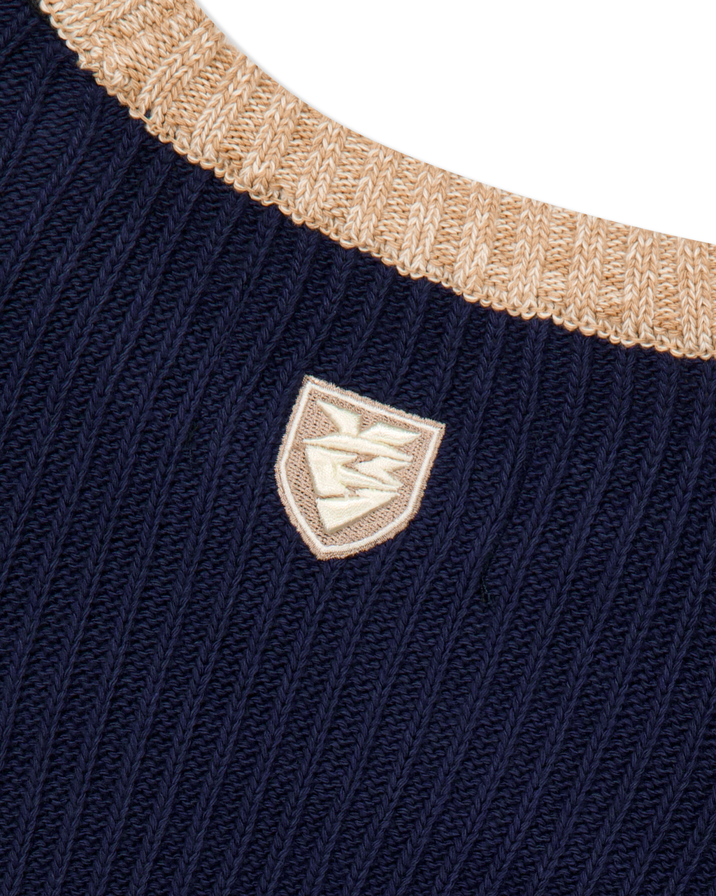 yeseyesee - Logo Applique Knit Pullover (Navy) product image 6 | TRAB K-Fashion Australia