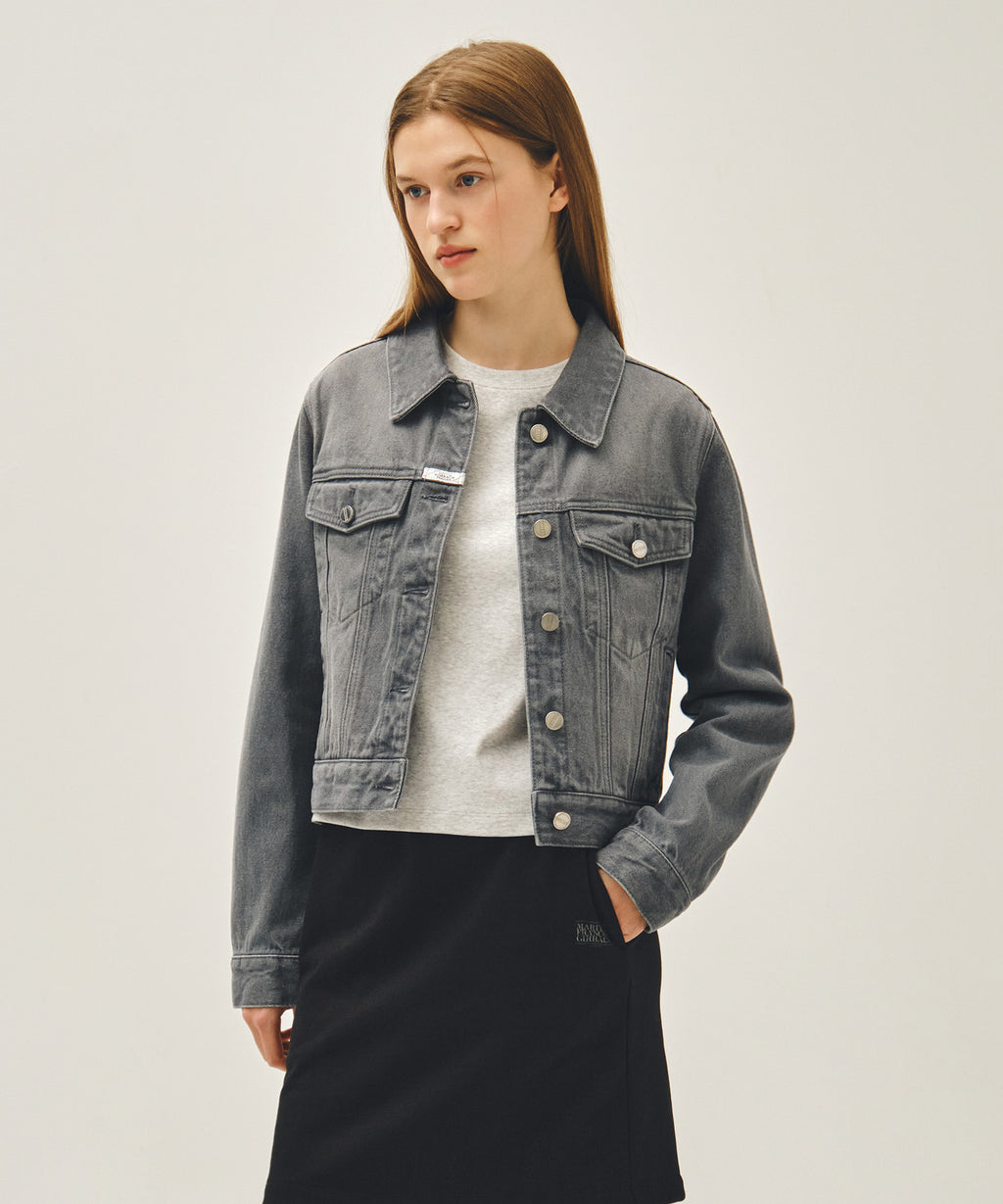 Marithe & Francois Girbaud - Denim Trucker Jacket (Gray) product image 2 | TRAB K-Fashion Australia