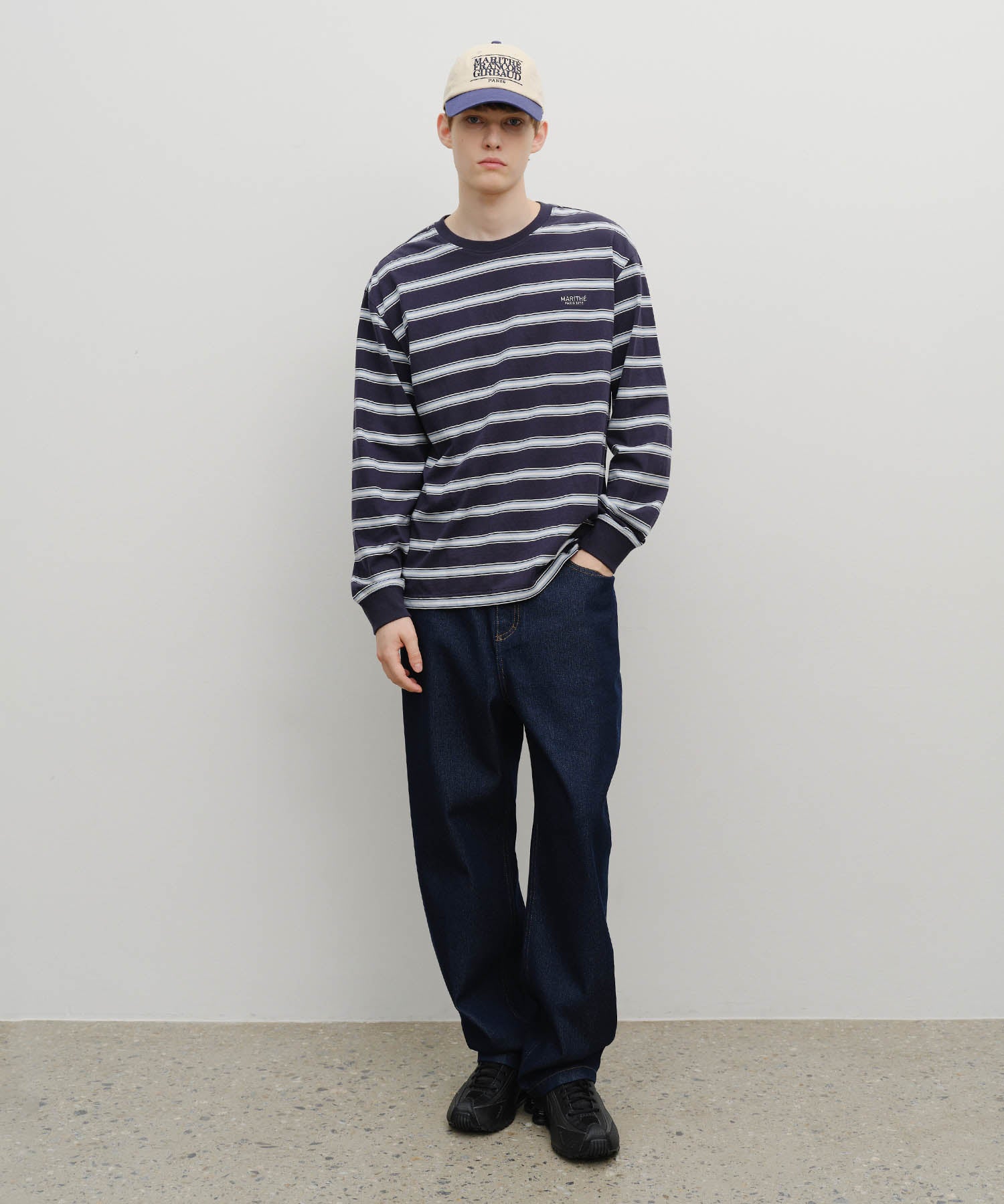 Marithe & Francois Girbaud - Wide Baggy Denim (Blue) product image 2 | TRAB K-Fashion Australia