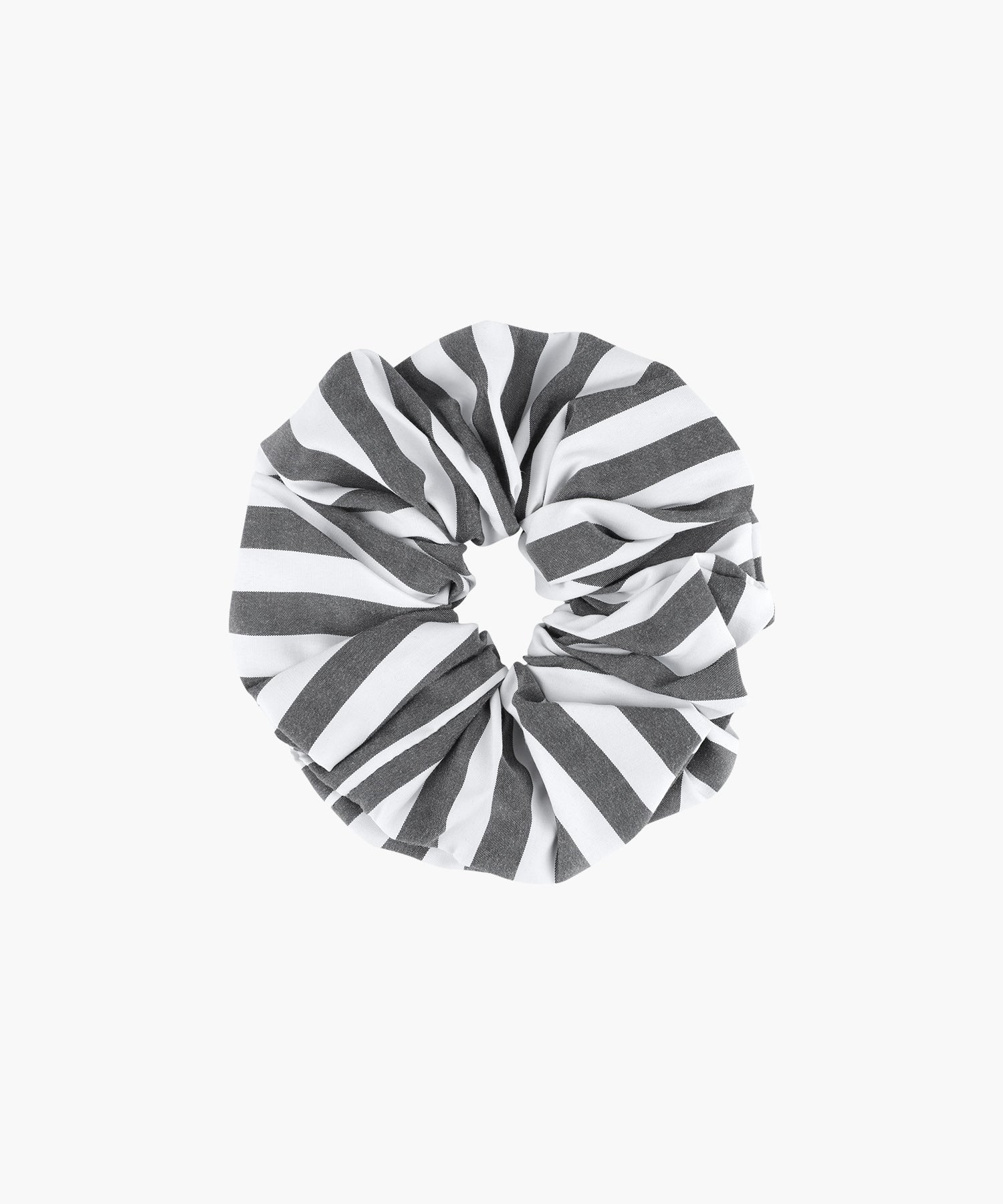 Marithe & Francois Girbaud - Classic Logo Stripe Hair Scrunchie (Black) product image 2 | TRAB K-Fashion Australia
