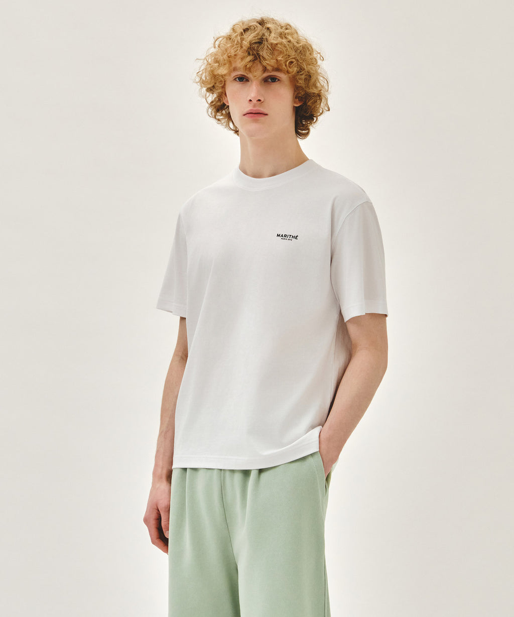 Marithe & Francois Girbaud - Small Regular Logo Tee (White) product image 2 | TRAB K-Fashion Australia