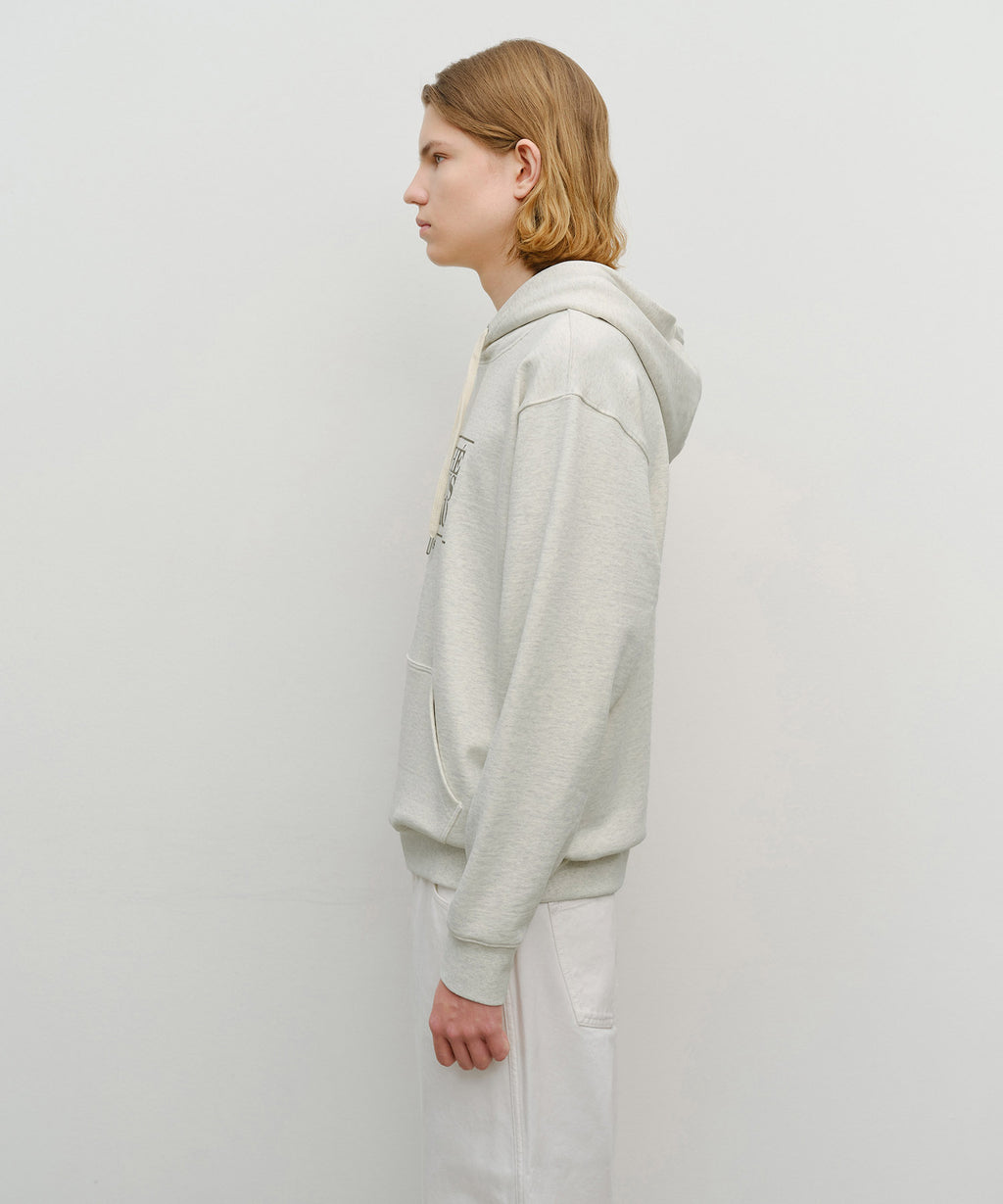 Marithe & Francois Girbaud - Classic Logo Hoodie (Oatmeal) product image 2 | TRAB K-Fashion Australia