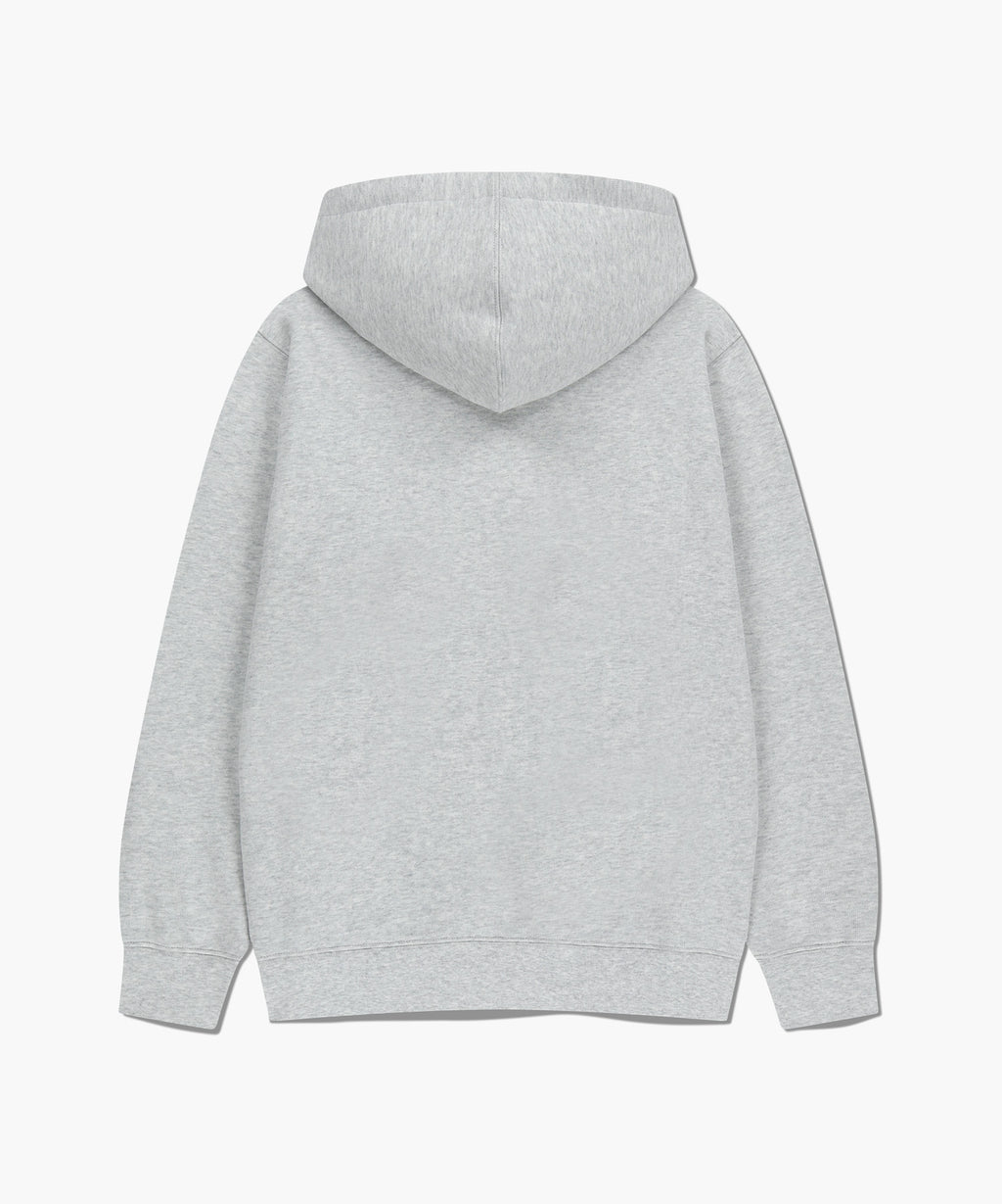 Marithe & Francois Girbaud - Classic Logo Hoodie (Light Heather Gray) product image 2 | TRAB K-Fashion Australia