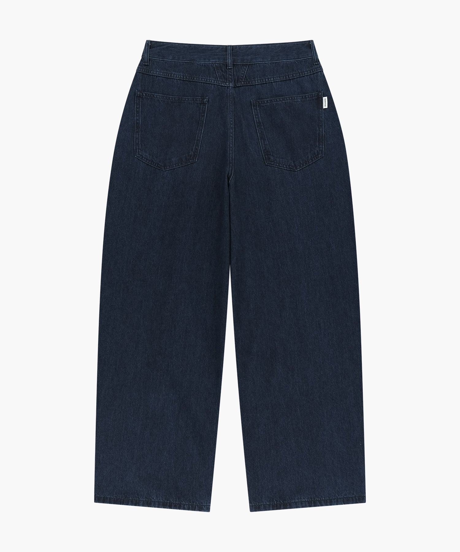 Marithe & Francois Girbaud - Wide Fit Tuck Denim Pants (Indigo) product image 2 | TRAB K-Fashion Australia