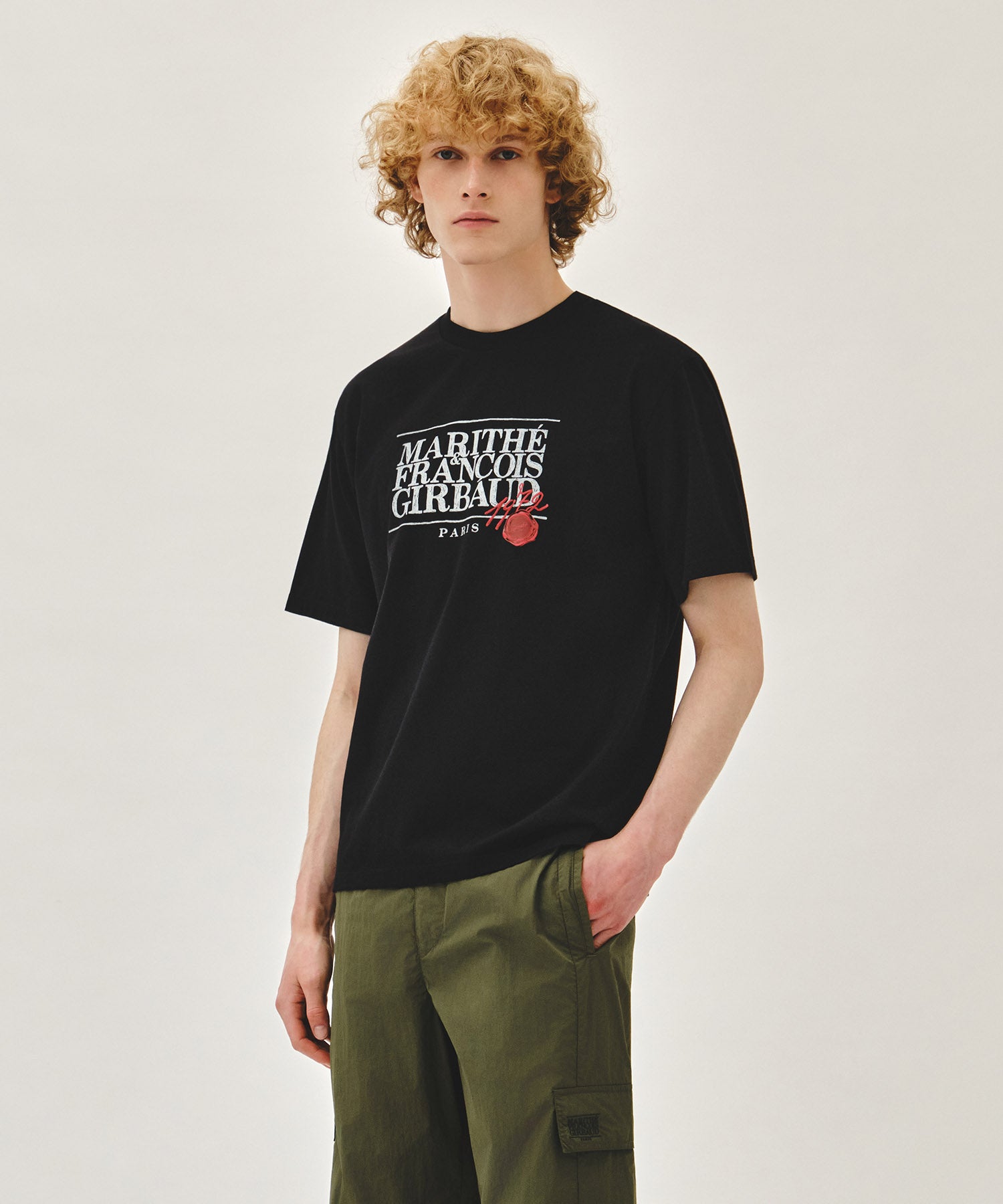 Marithe & Francois Girbaud - Stamp Classic Logo Tee (Black) product image 2 | TRAB K-Fashion Australia