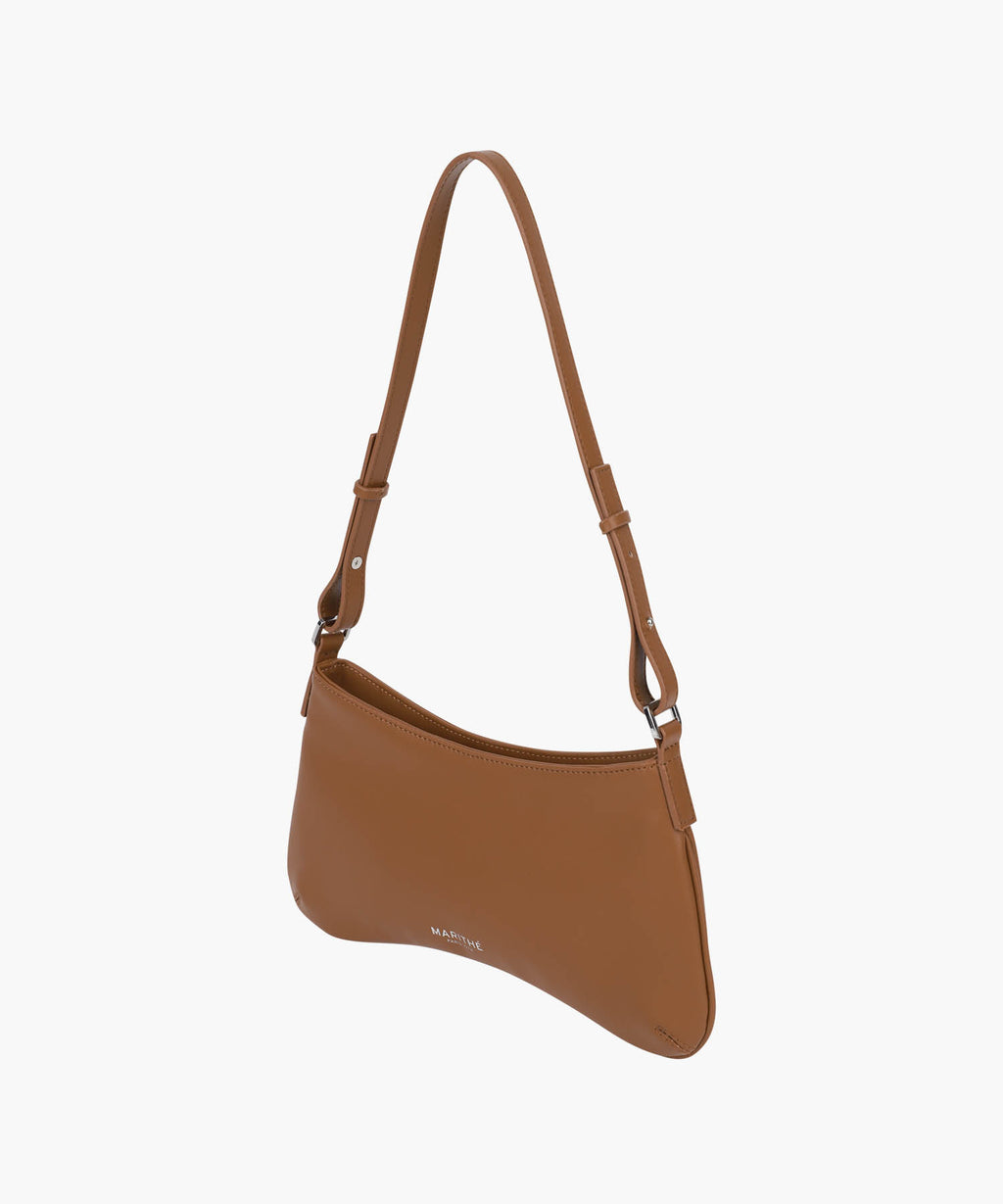 Marithe & Francois Girbaud - Regular Logo Mini Peanut Bag (Brown) product image 4 | TRAB K-Fashion Australia