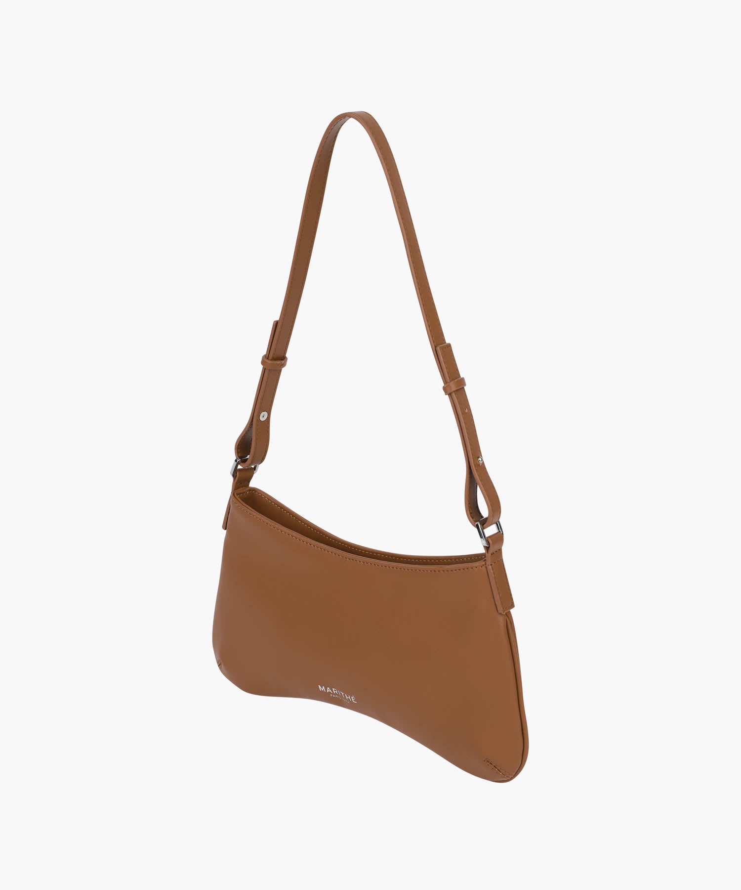 Marithe & Francois Girbaud - Regular Logo Mini Peanut Bag (Brown) product image 4 | TRAB K-Fashion Australia