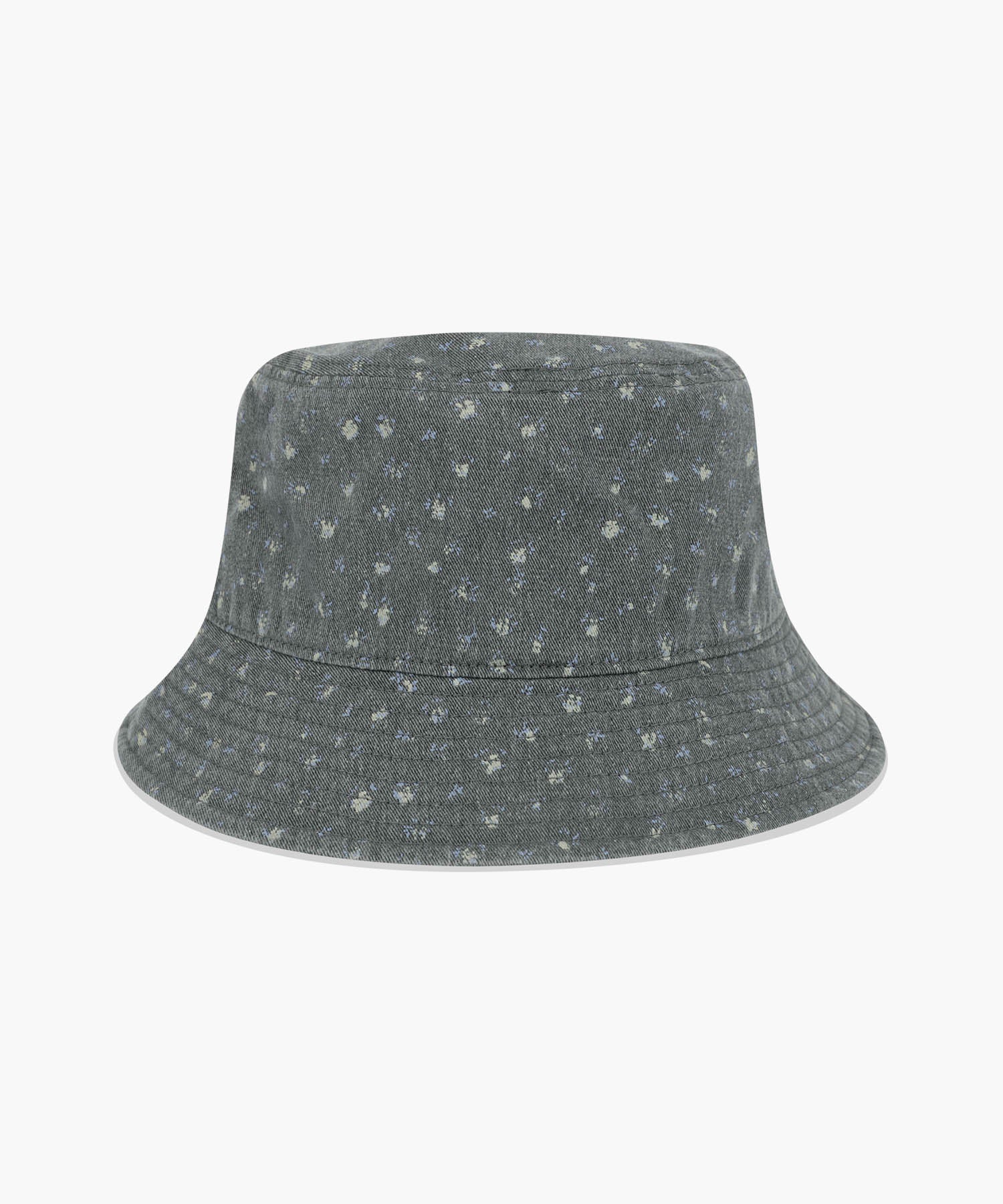 Marithe & Francois Girbaud - Classic Logo Flower Bucket Hat (Washed Black) product image 2 | TRAB K-Fashion Australia