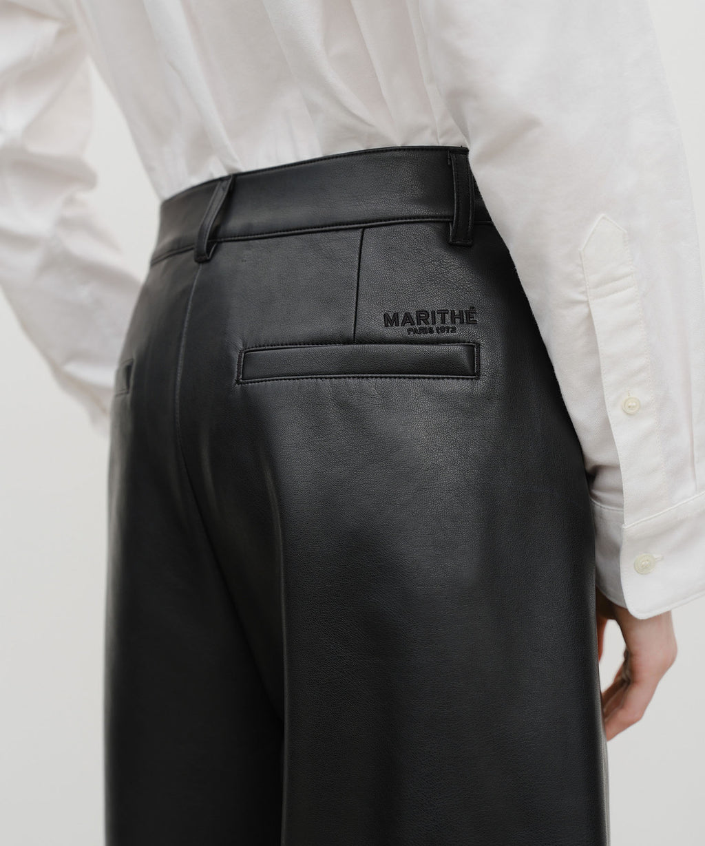 Marithe & Francois Girbaud - Regular Logo Bermuda Pants (Black) product image 2 | TRAB K-Fashion Australia