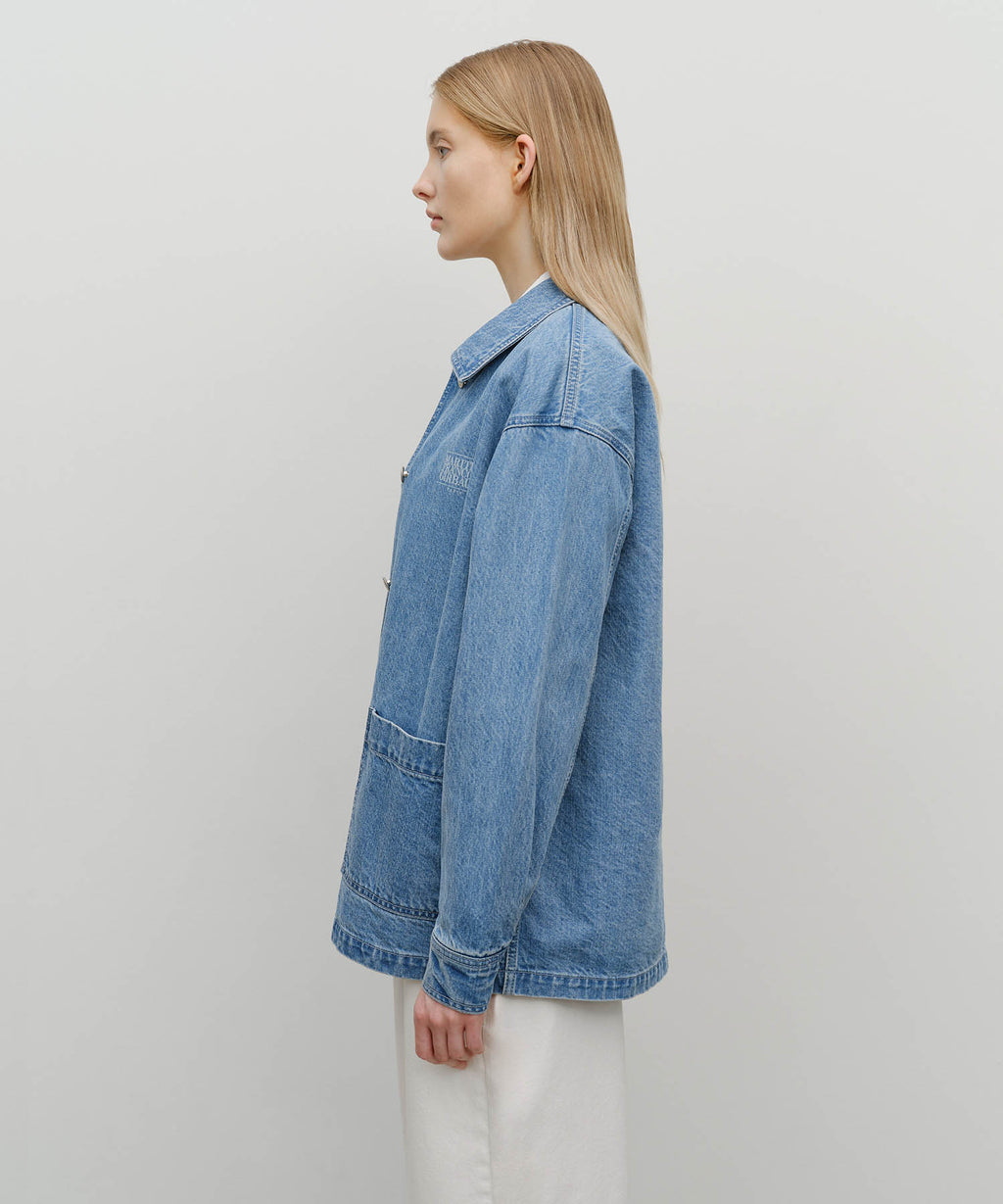 Marithe & Francois Girbaud - French Denim Work Jacket (Light Blue) product image 2 | TRAB K-Fashion Australia