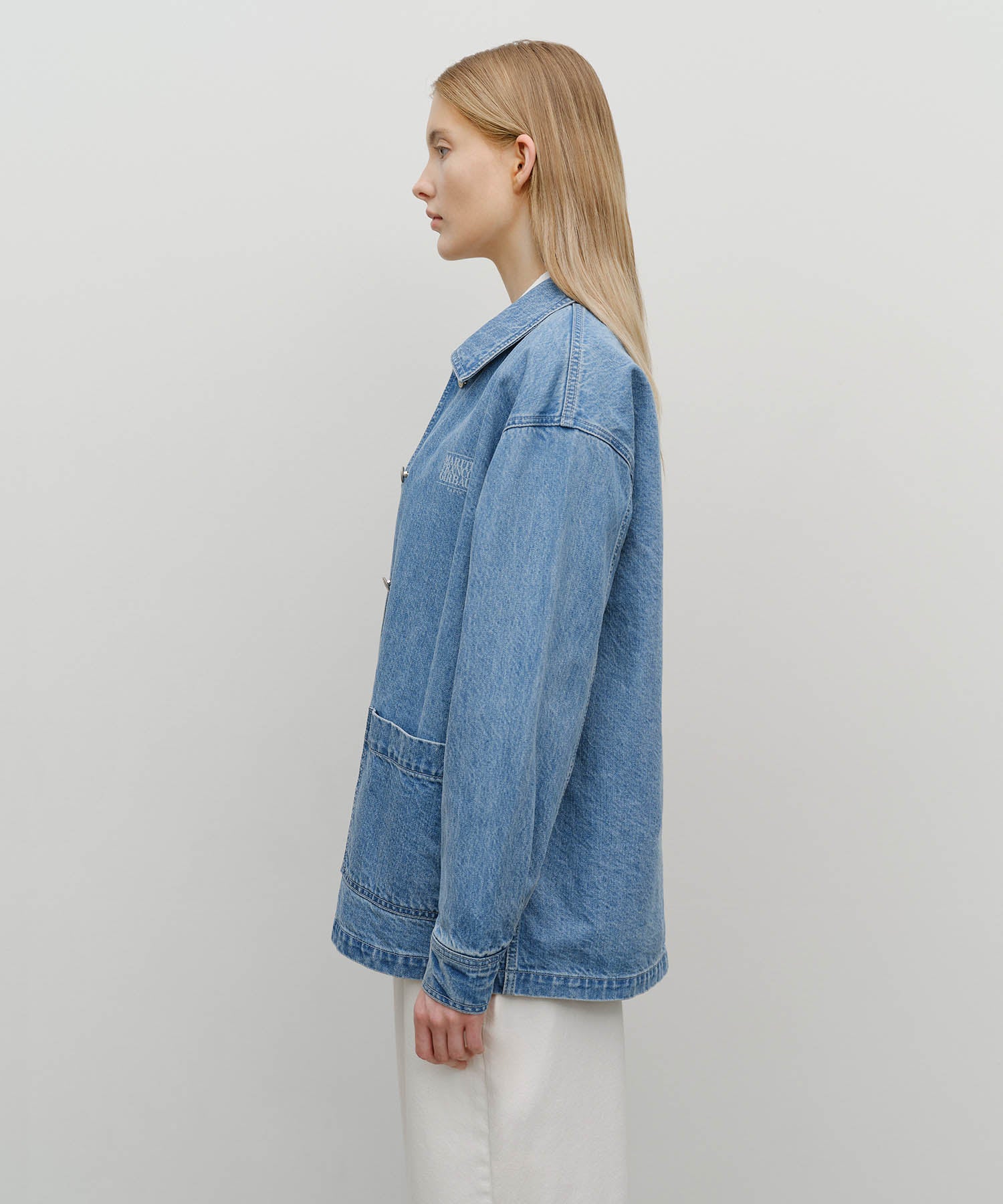 Marithe & Francois Girbaud - French Denim Work Jacket (Light Blue) product image 2 | TRAB K-Fashion Australia