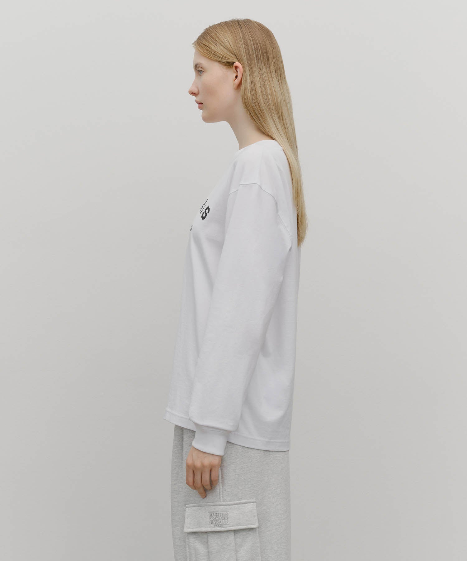 Marithe & Francois Girbaud - Le Marais Long Sleeve (White) product image 2 | TRAB K-Fashion Australia