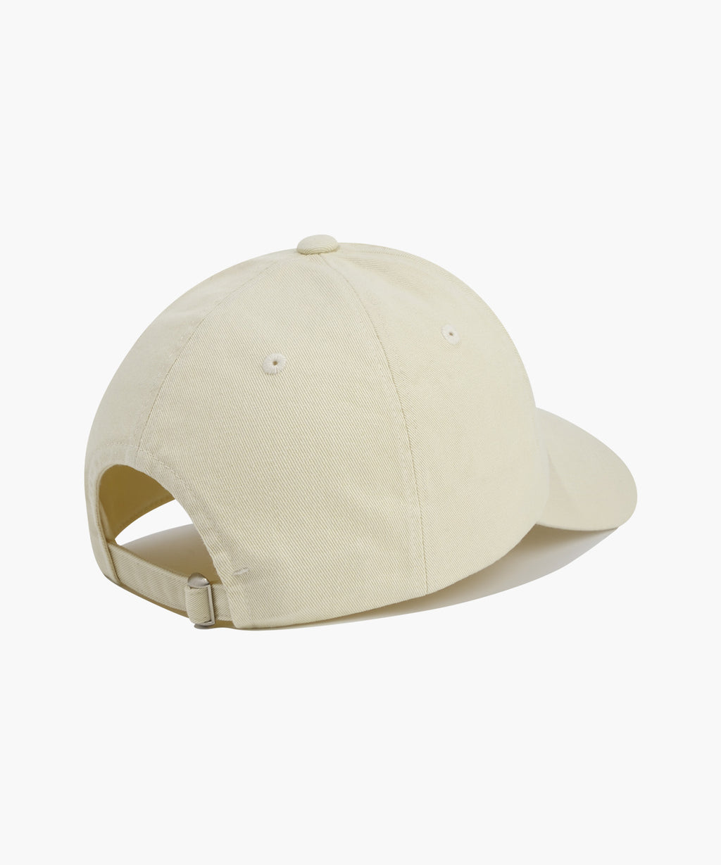 Marithe & Francois Girbaud - Classic Logo Flower Stitched Cap (Cream) product image 2 | TRAB K-Fashion Australia