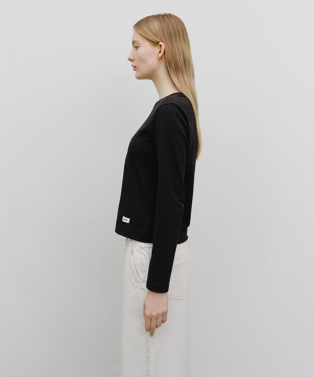Marithe & Francois Girbaud - Basic Long Sleeve (Black) product image 2 | TRAB K-Fashion Australia