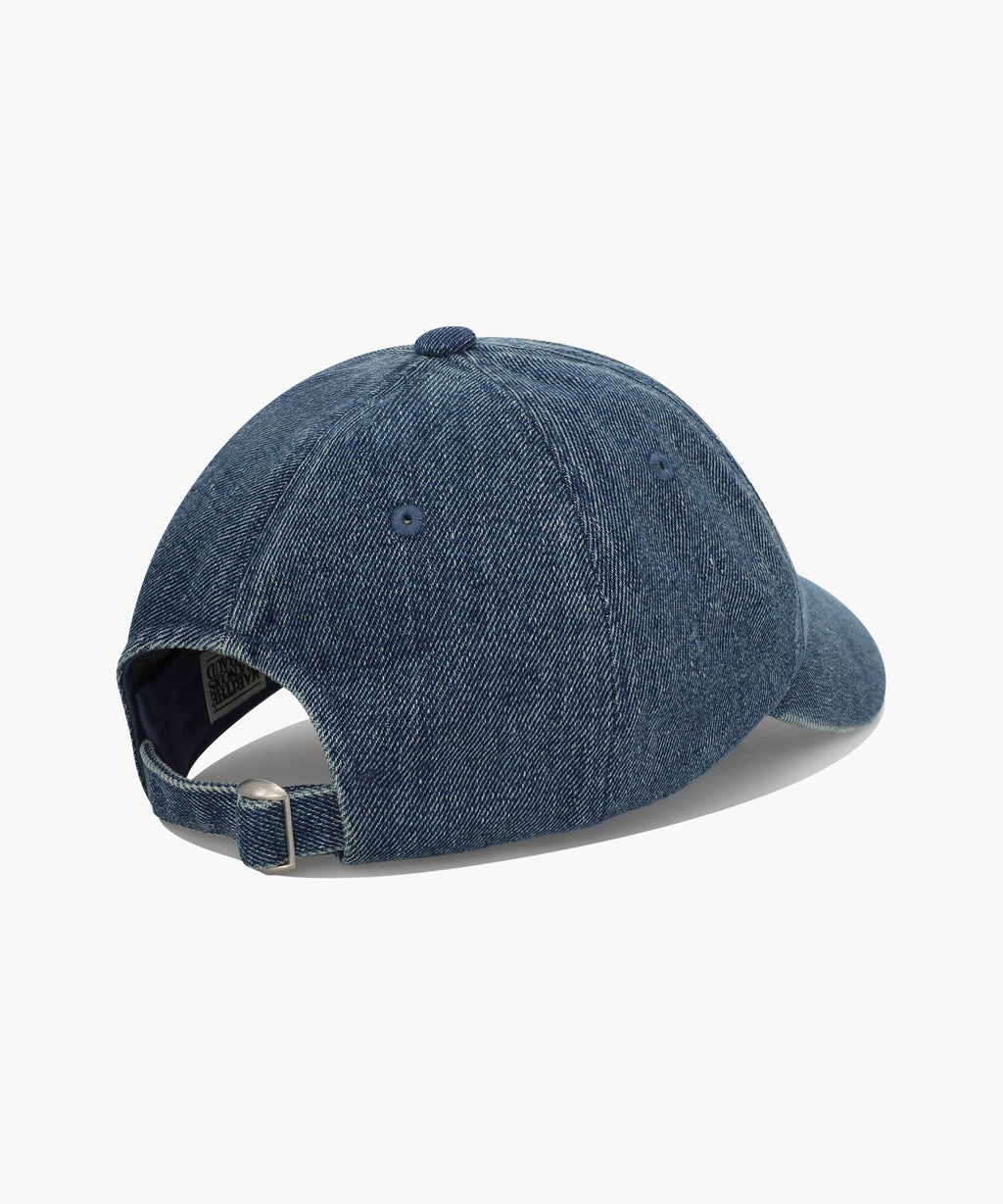 Marithe & Francois Girbaud - Denim Washing Classic Logo Covered Cap (Blue) product image 2 | TRAB K-Fashion Australia