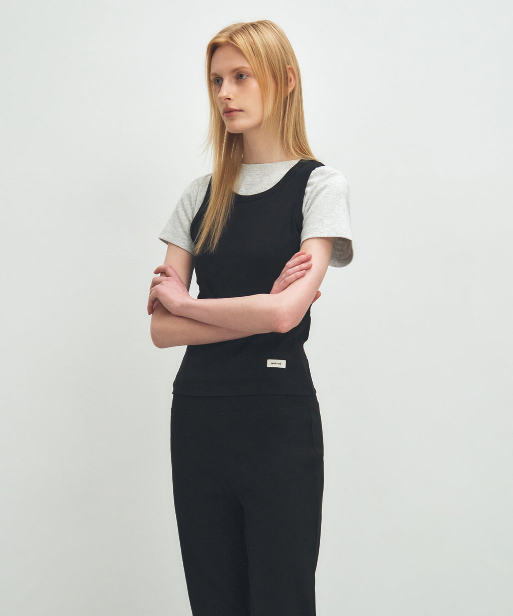 Marithe & Francois Girbaud - Basic Sleeveless (Black) product image 2 | TRAB K-Fashion Australia
