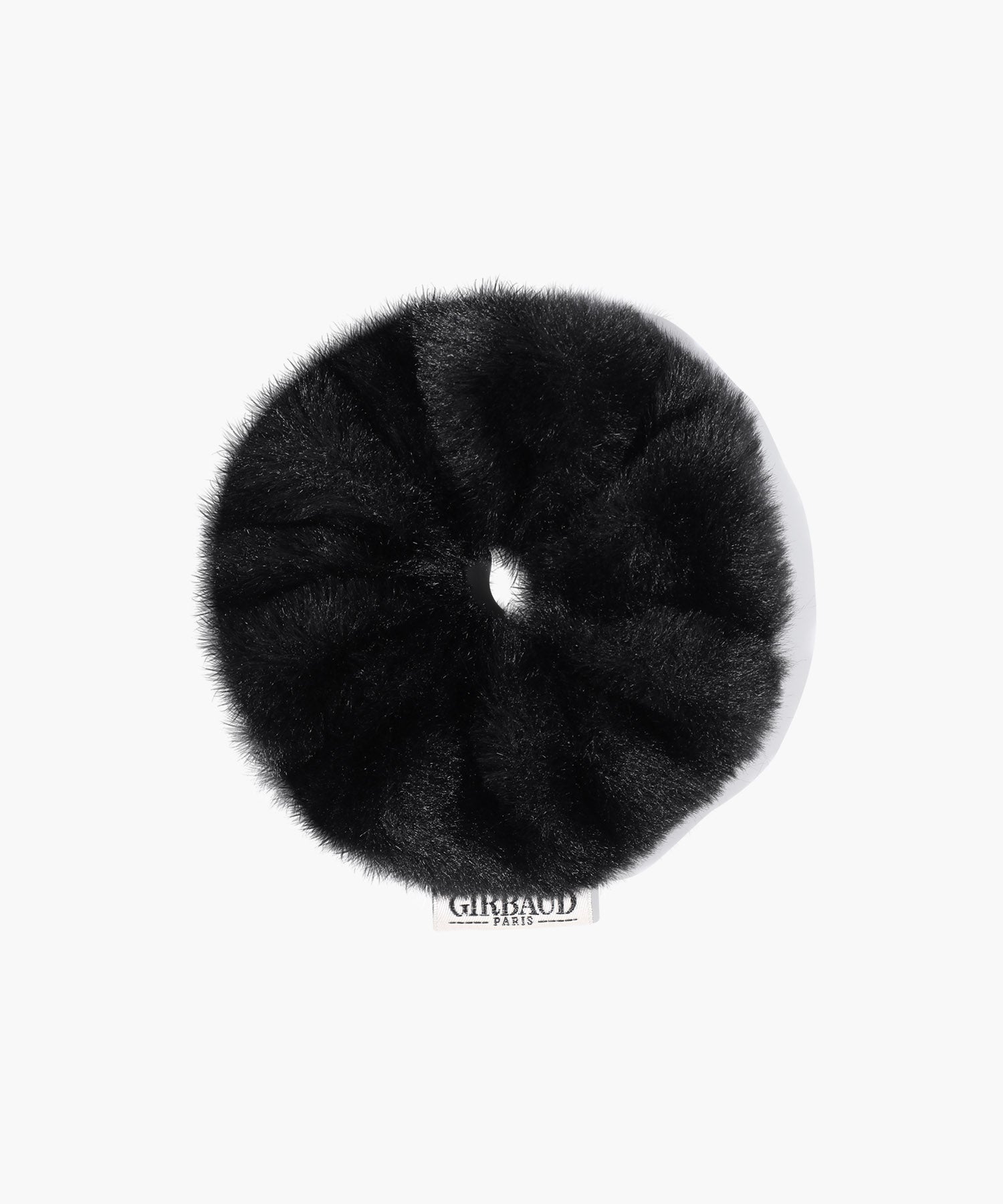 Marithe & Francois Girbaud - Classic Logo Fur Scrunchie (Black) product image 2 | TRAB K-Fashion Australia